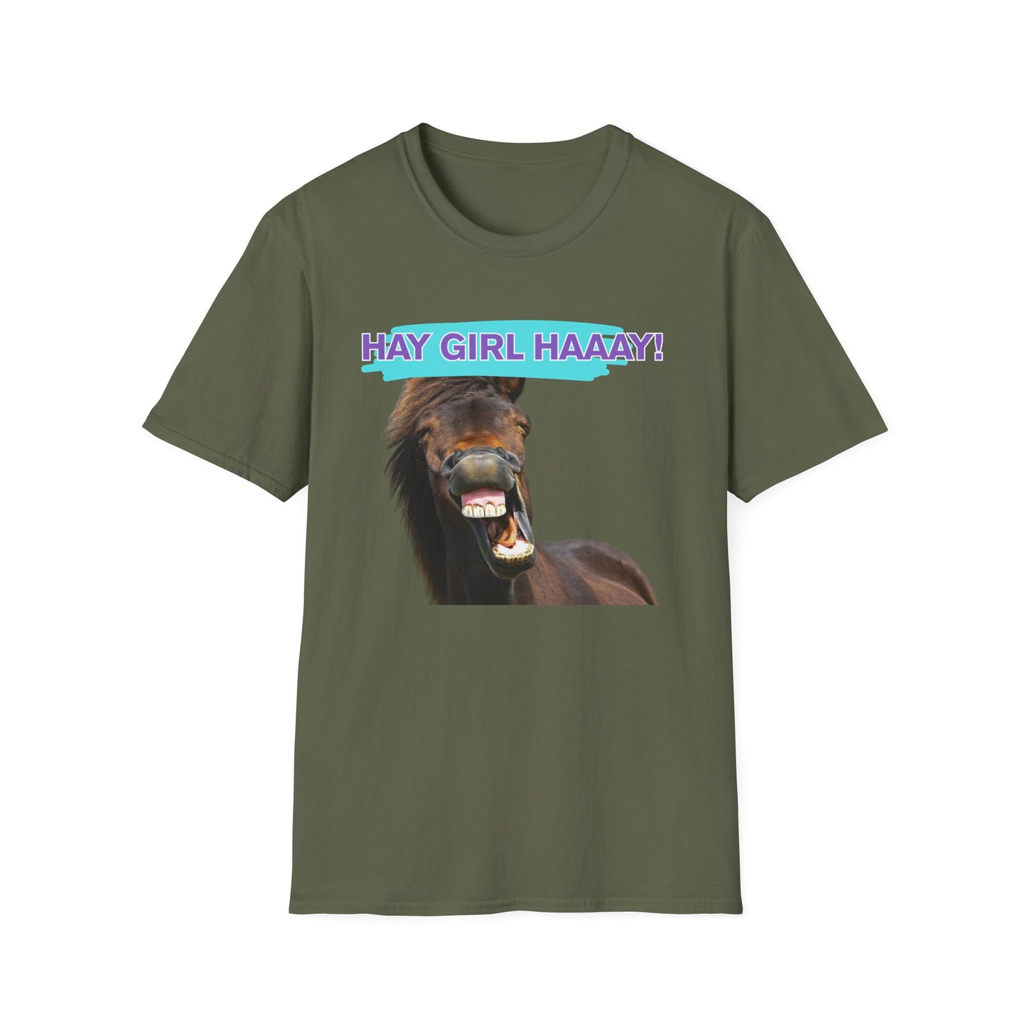 Hay Girl Haaay | Funny Horse Shirt | Teen Clothes | Adult Shirt | Kids Clothes | Trending | Birthday Gift | Unisex Softstyle T-Shirt