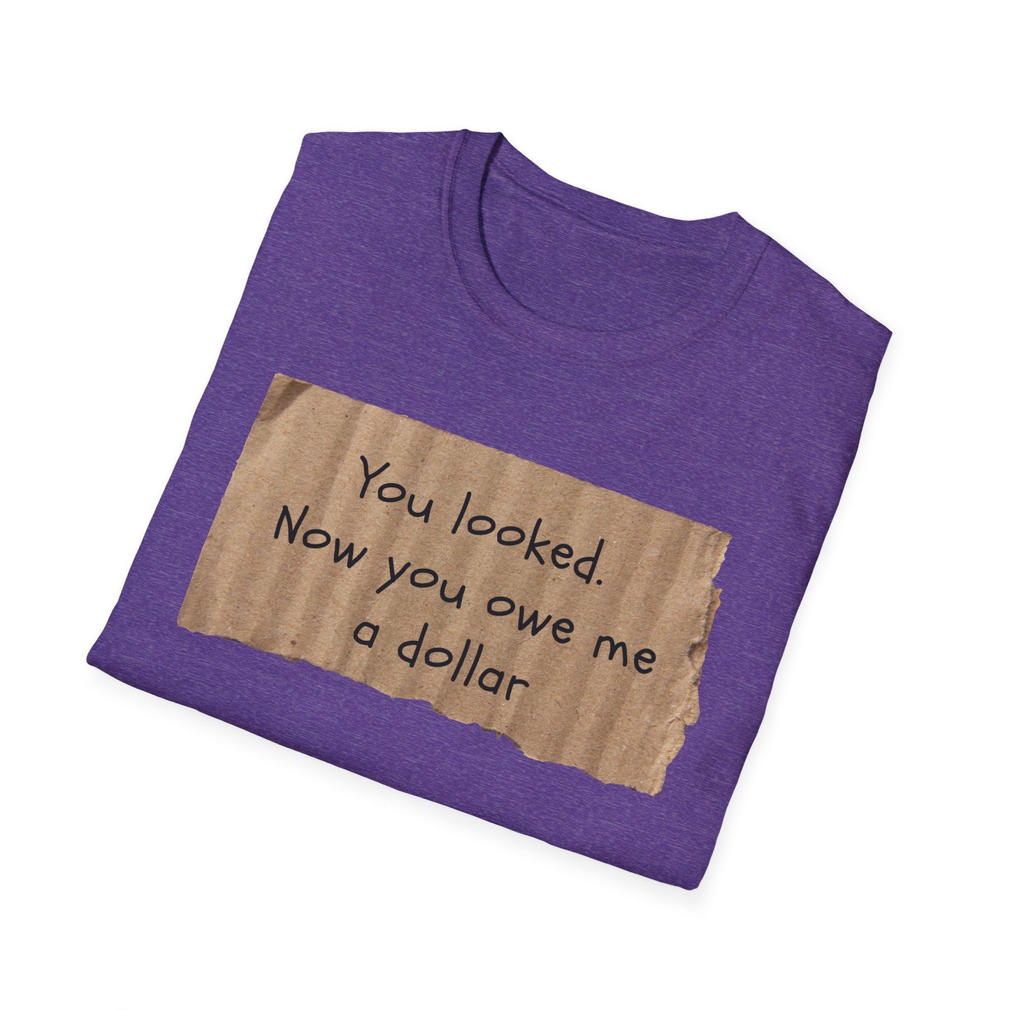 You Looked | Funny Adult Shirt | Teen Clothes | Humor Shirt | Trending | Birthday Gift | Unisex Softstyle T-Shirt