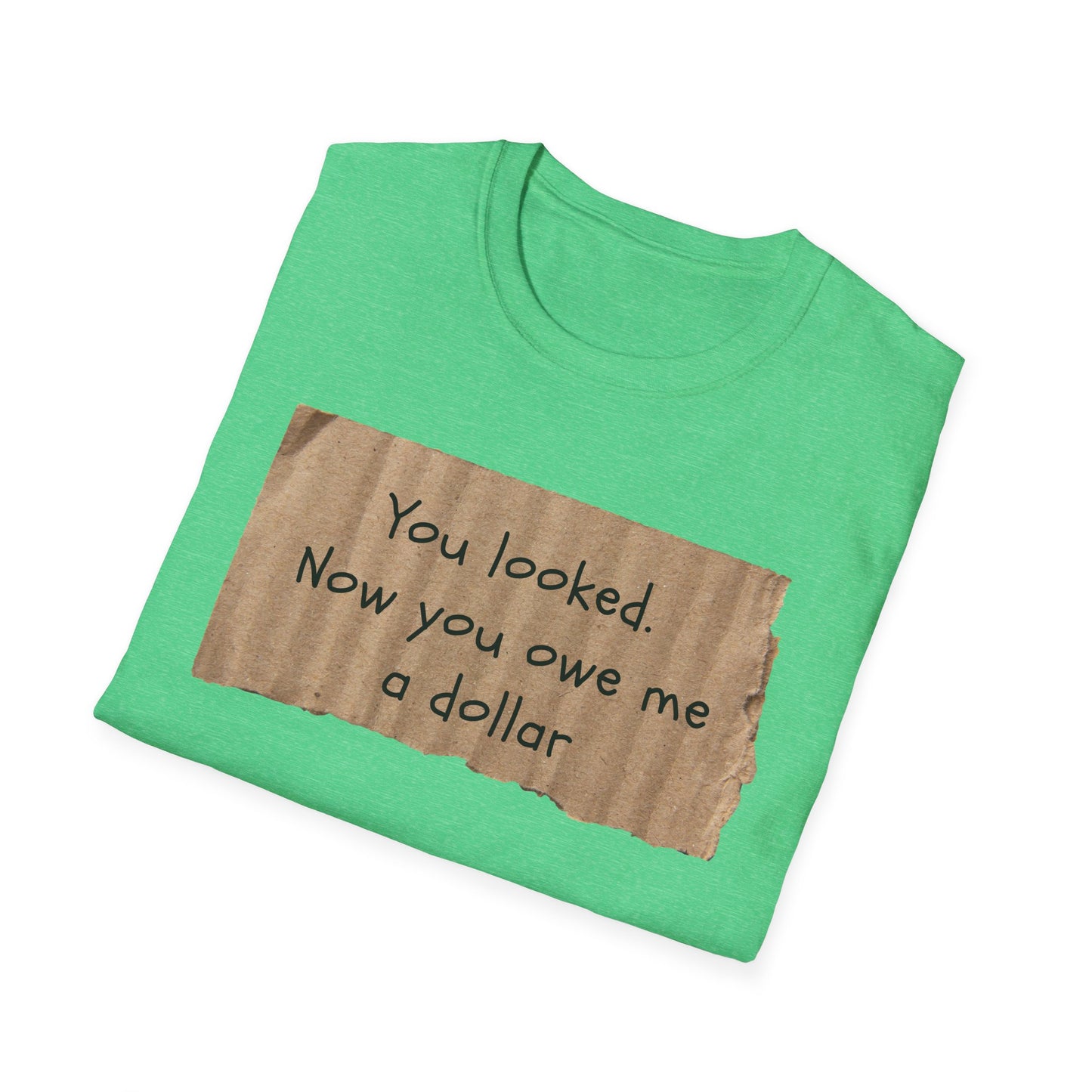 You Looked | Funny Adult Shirt | Teen Clothes | Humor Shirt | Trending | Birthday Gift | Unisex Softstyle T-Shirt
