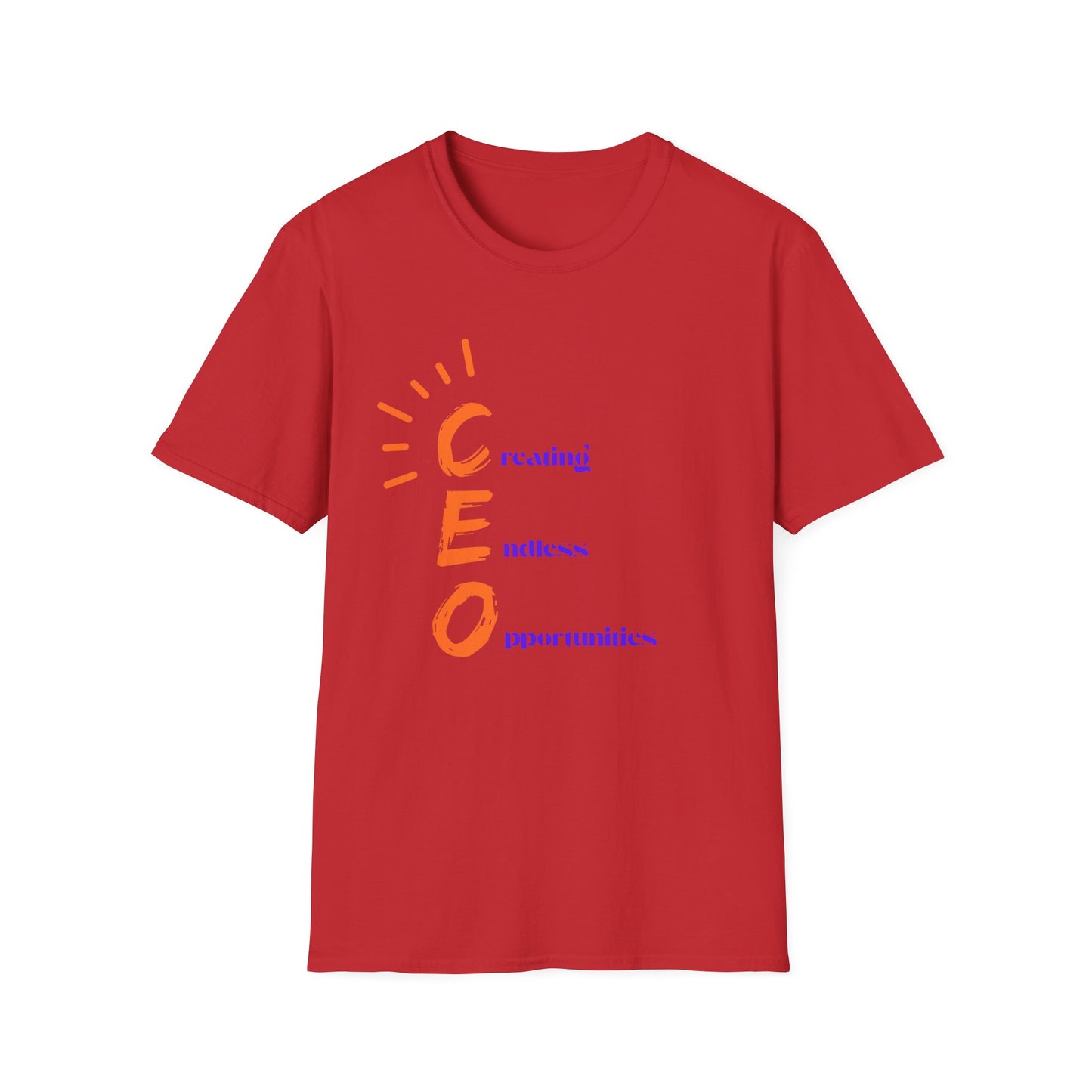 CEO | Colorful Shirt | Cool Shirt | Fashion | Trending | Cool Design | Birthday Gift | Unisex Softstyle T-Shirt