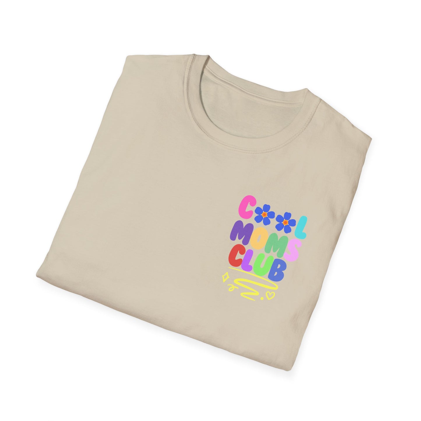 Cool Moms Club | Funny Mom Shirt | Adult Clothes | Humor Shirt | Trending | Birthday Gift | Unisex Softstyle T-Shirt