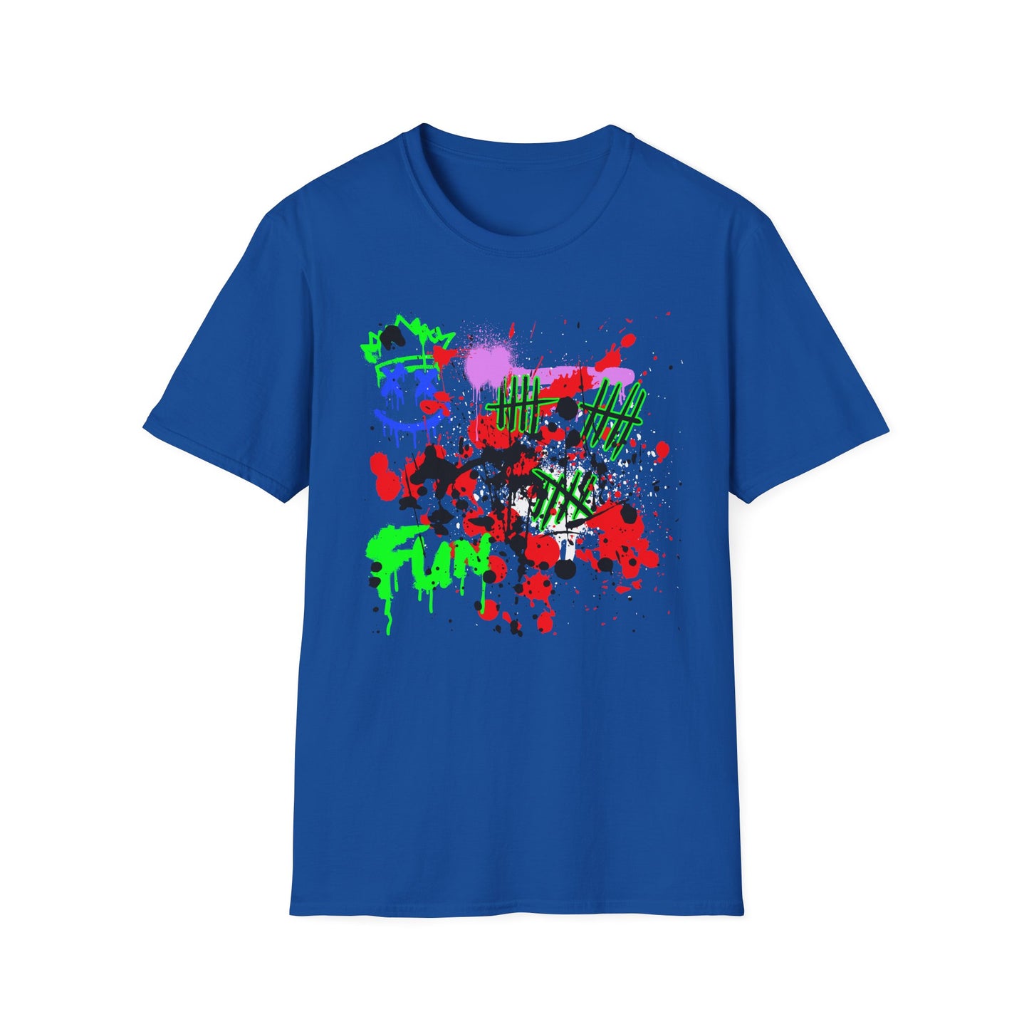 FUN Graffiti Shirt | Adult Shirt | Teen Clothes | Cool Shirt | Funny Fashion | Trending | Birthday Gift | Unisex Softstyle T-Shirt