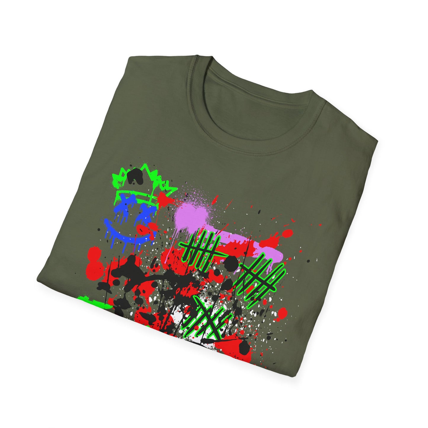 FUN Graffiti Shirt | Adult Shirt | Teen Clothes | Cool Shirt | Funny Fashion | Trending | Birthday Gift | Unisex Softstyle T-Shirt