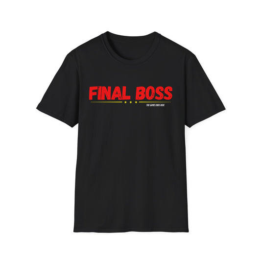 FINAL BOSS | Colorful Shirt | Cool Shirt | Fashion | Trending | Cool Design | Birthday Gift | Unisex Softstyle T-Shirt