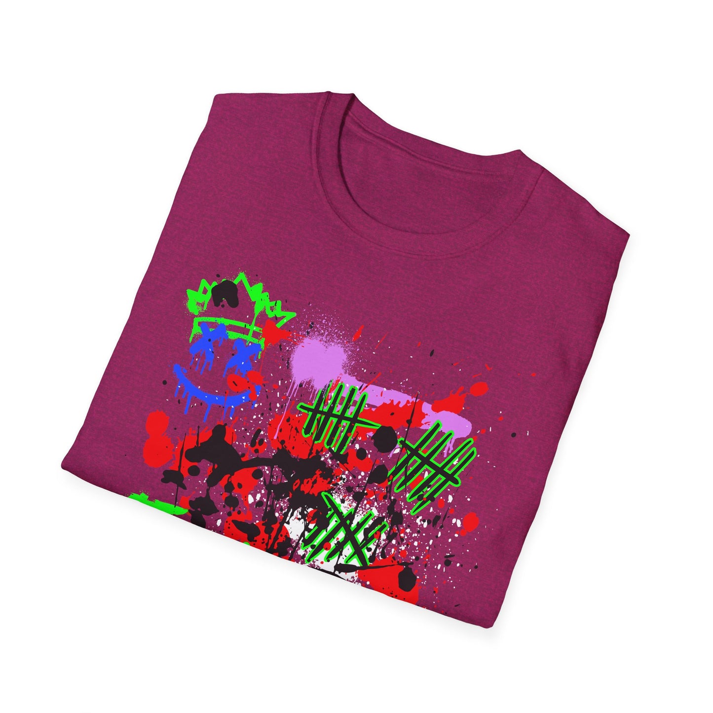 FUN Graffiti Shirt | Adult Shirt | Teen Clothes | Cool Shirt | Funny Fashion | Trending | Birthday Gift | Unisex Softstyle T-Shirt
