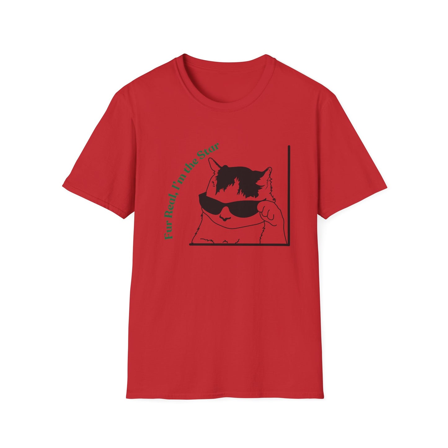 I'm The Star | Funny Cat Shirt | Fashion | Trending | Cat Lover | Cool Design | Birthday Gift | Unisex Softstyle T-Shirt