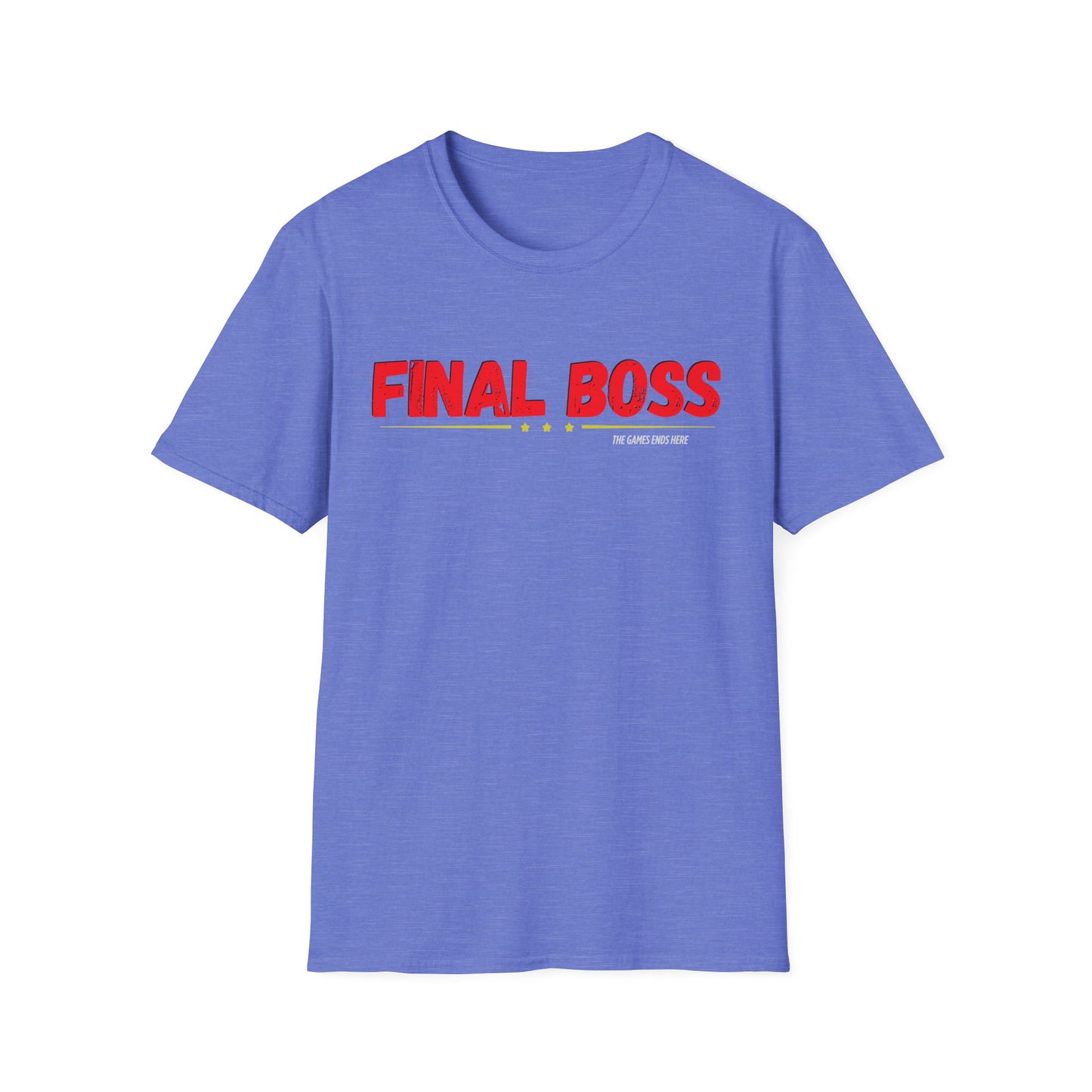 FINAL BOSS | Colorful Shirt | Cool Shirt | Fashion | Trending | Cool Design | Birthday Gift | Unisex Softstyle T-Shirt