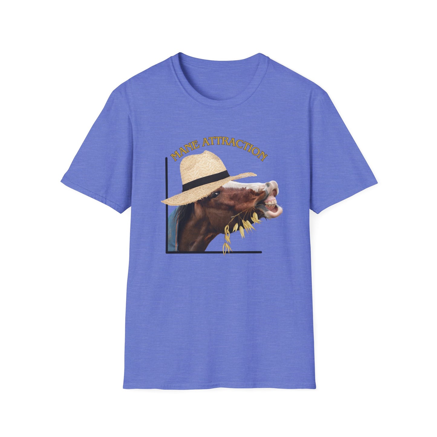 Mane Attraction | Funny Horse Shirt | Teen Clothes | Adult Shirt | Kids Clothes | Trending | Birthday Gift | Unisex Softstyle T-Shirt