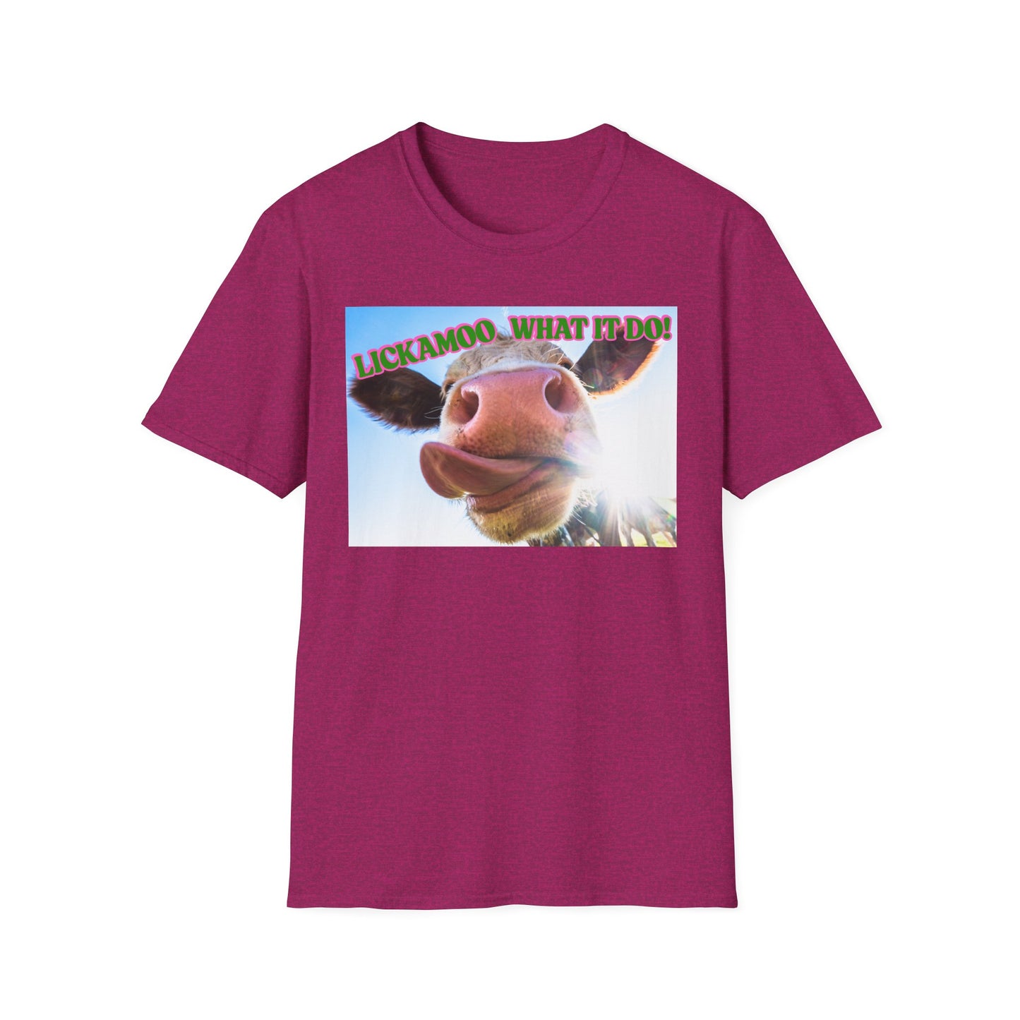 Lickamoo What it do | Teen Clothes | Kid Clothes | Funny Cow Shirt | Cool Adult Shirt | Trending | Birthday Gift | Unisex Softstyle T-Shirt