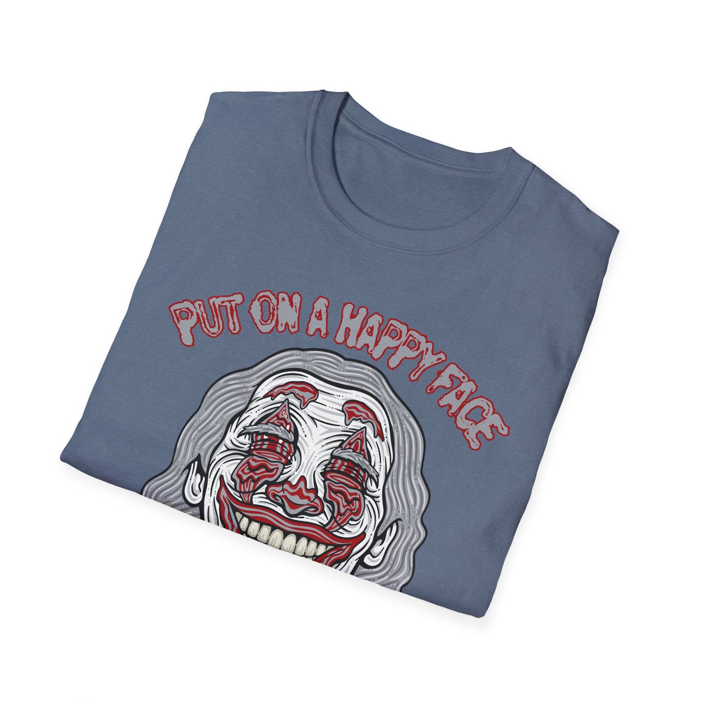 Happy Face | Clown Shirt | Adult Clothes | Teen Shirt | Trending | Birthday Gift