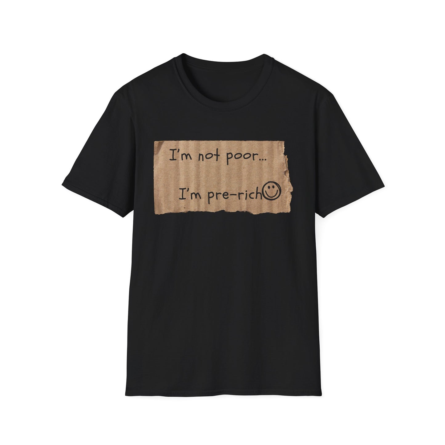 Pre-Rich | Funny Adult Shirt | Teen Clothes | Humor Shirt | Trending | Birthday Gift | Unisex Softstyle T-Shirt