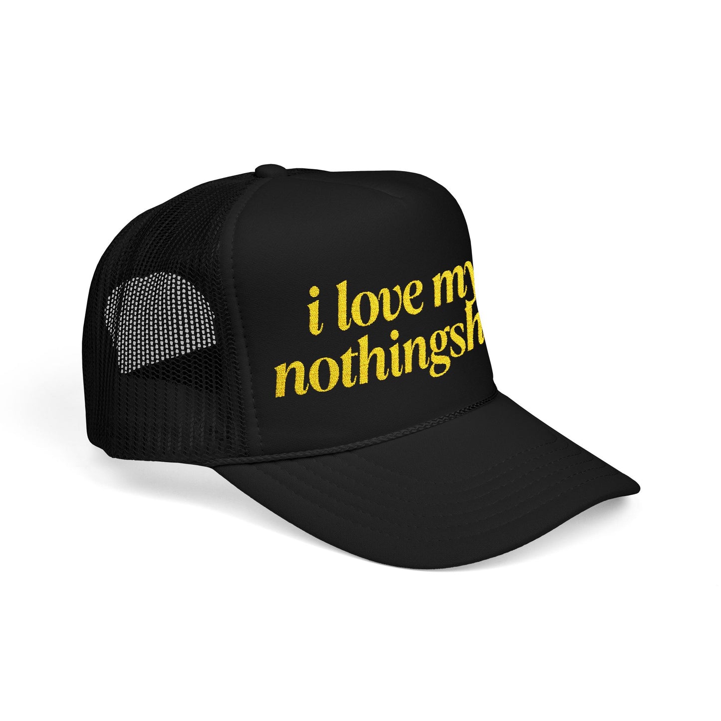 i love my nothingship - Embroidered 100% Polyester Hat | Custom Headwear
