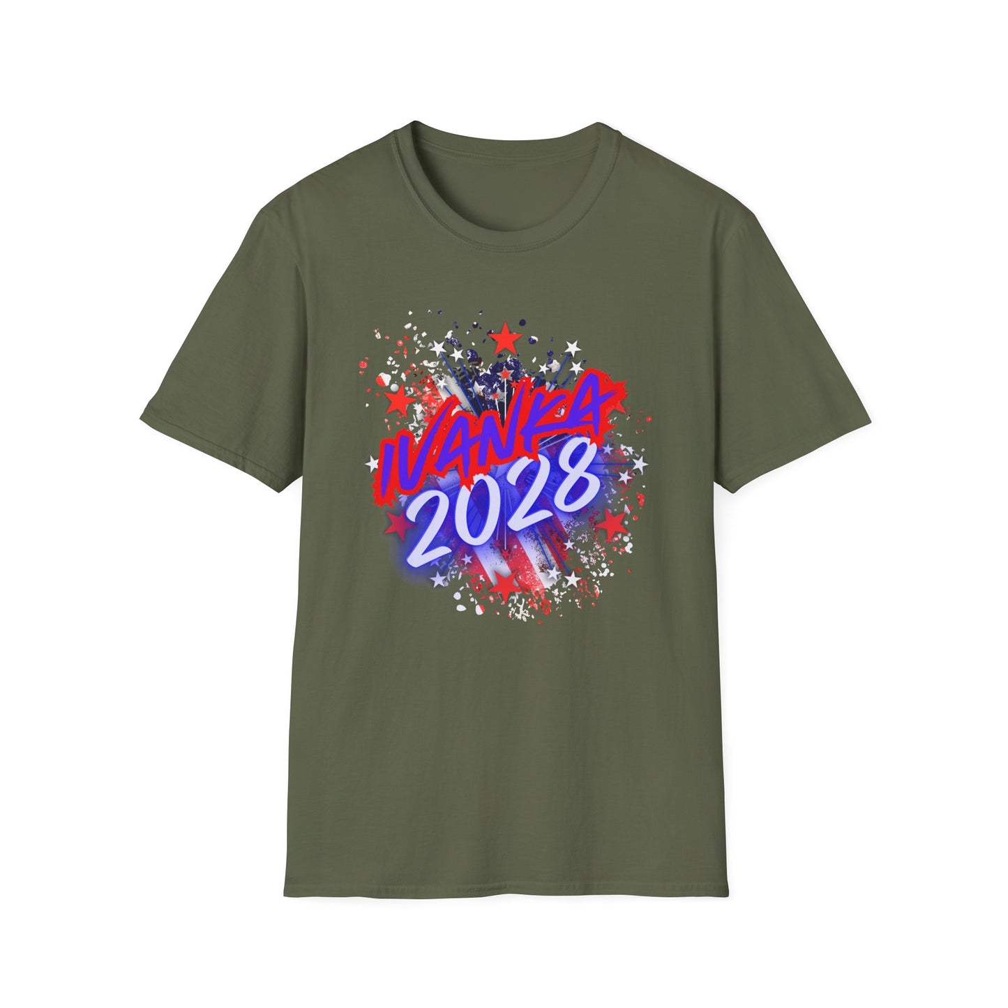 IVANKA 2028 | President | Colorful Shirt | Cool Shirt | Fashion | Trending | Cool Design | Birthday Gift | Unisex Softstyle T-Shirt
