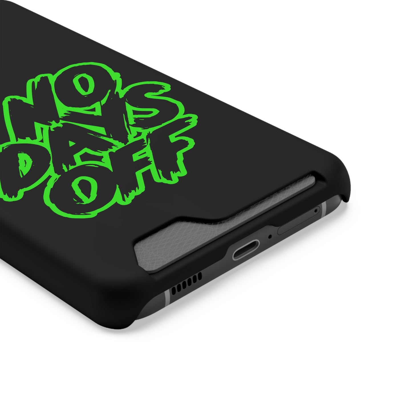 No Days Off | Impact-Resistant Phone Case With Card Holder | iPhone Samsung Models