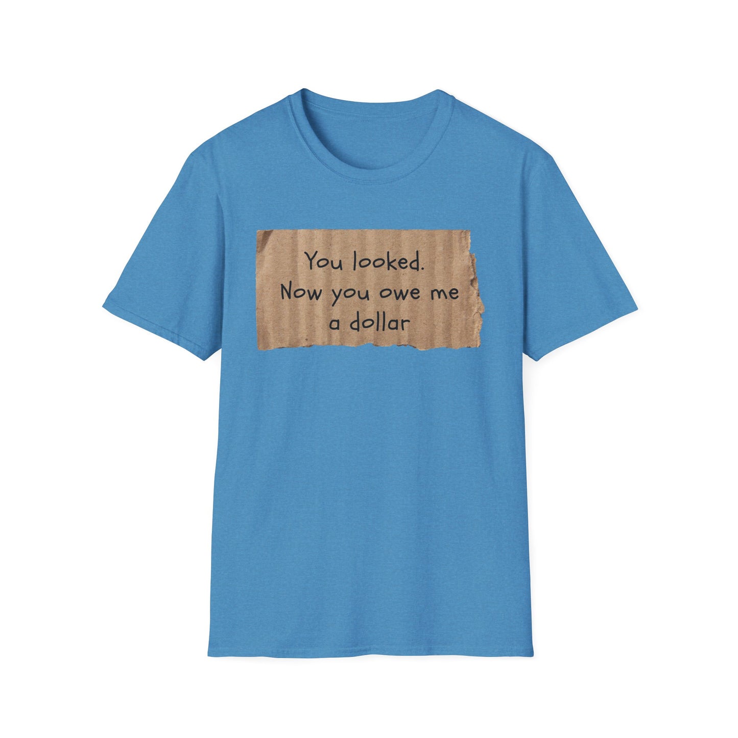 You Looked | Funny Adult Shirt | Teen Clothes | Humor Shirt | Trending | Birthday Gift | Unisex Softstyle T-Shirt