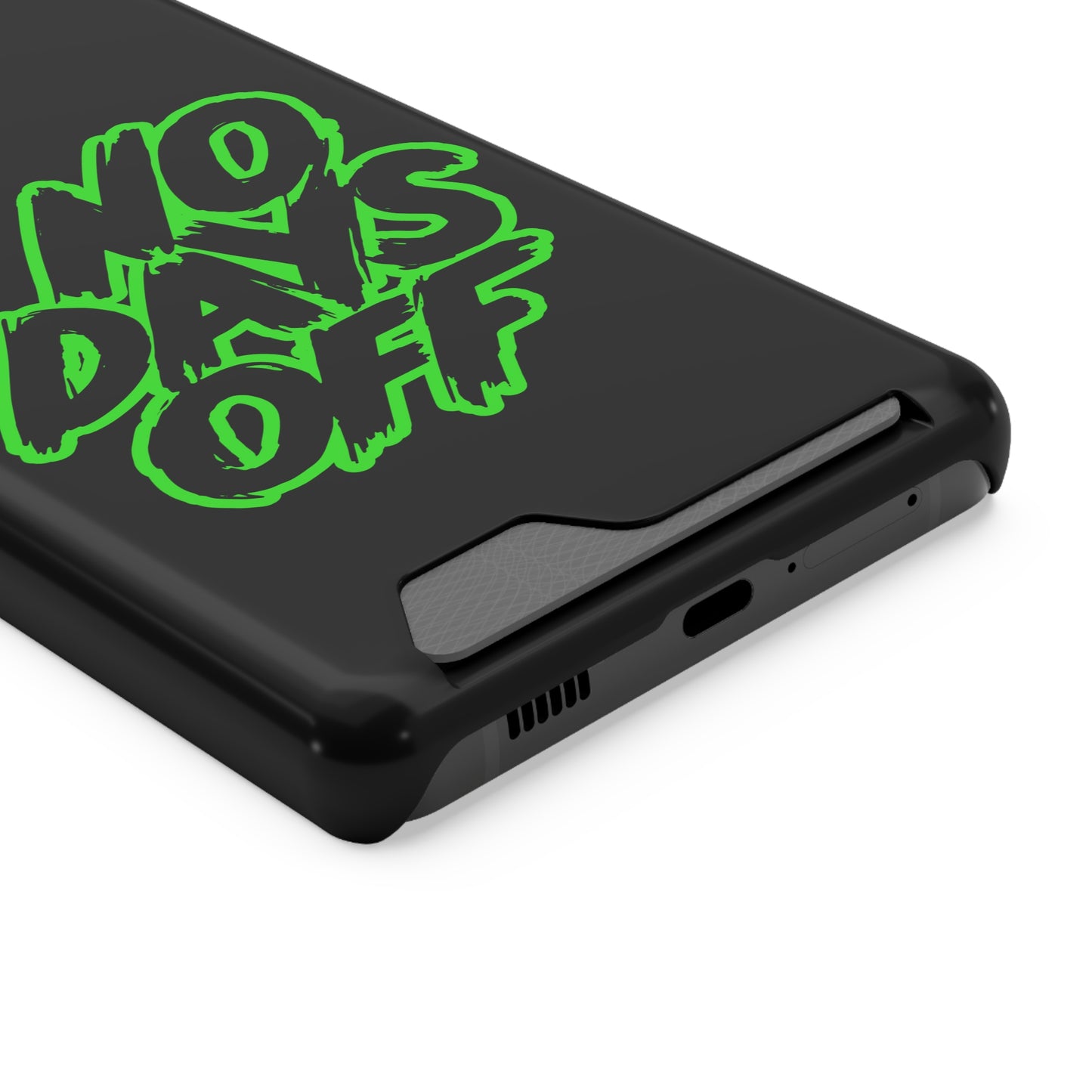 No Days Off | Impact-Resistant Phone Case With Card Holder | iPhone Samsung Models