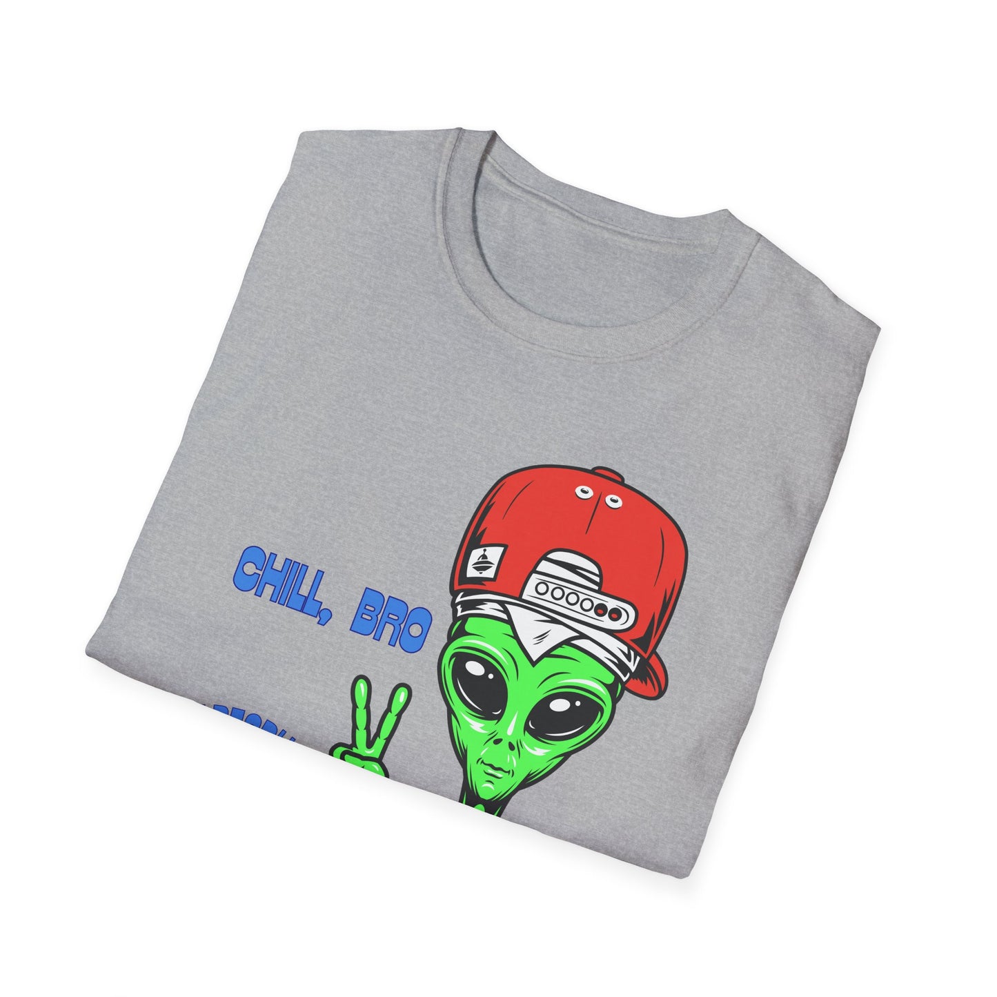 Chill Alien Shirt | Colorful Shirt | Cool Teen Shirt | Fashion | Trending | Cool Design | Birthday Gift | Unisex Softstyle T-Shirt