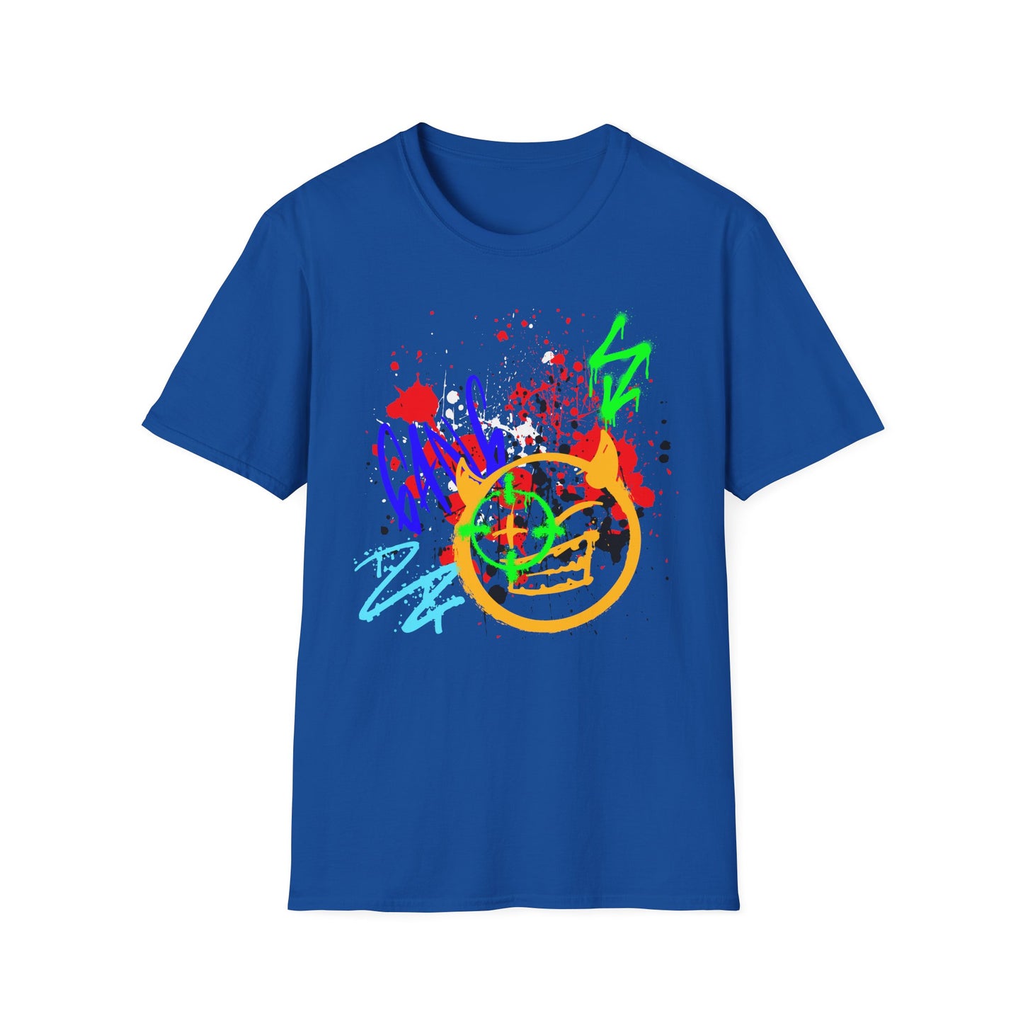 Graffiti Bullseye Shirt | Colorful Shirt | Cool Teen Shirt | Fashion | Trending | Dope Design | Birthday Gift | Unisex Softstyle T-Shirt