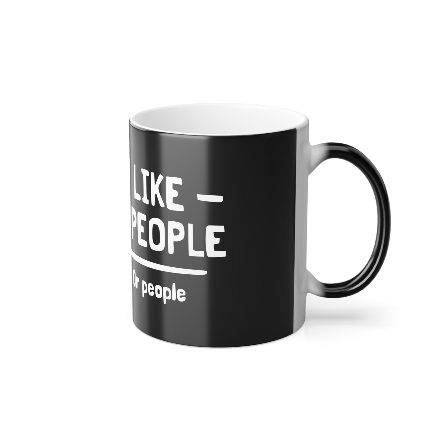 Morning People | Heat-Reactive Color Changing Mug | Unique Coffee Cup