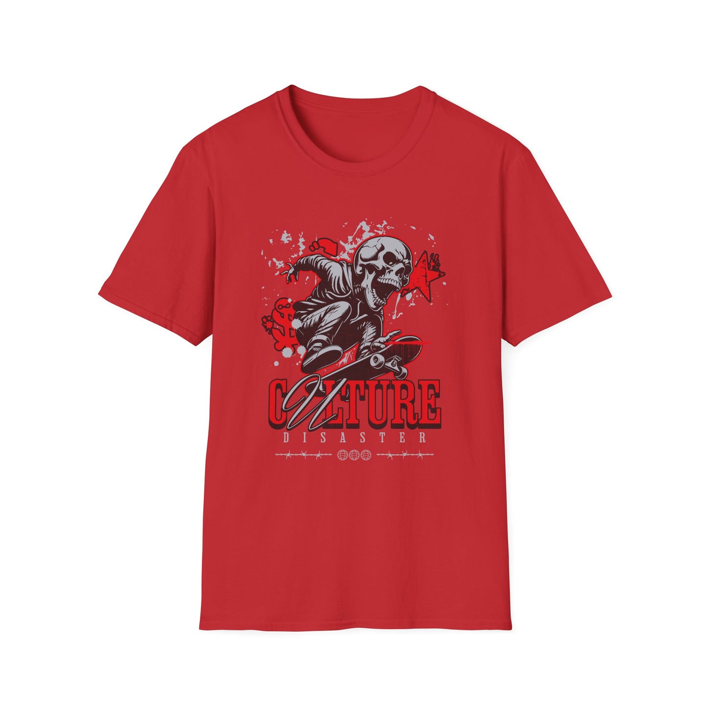 Culture Disaster | Teen Clothes | Skull Shirt | Birthday Gift | Softstyle Tshirt