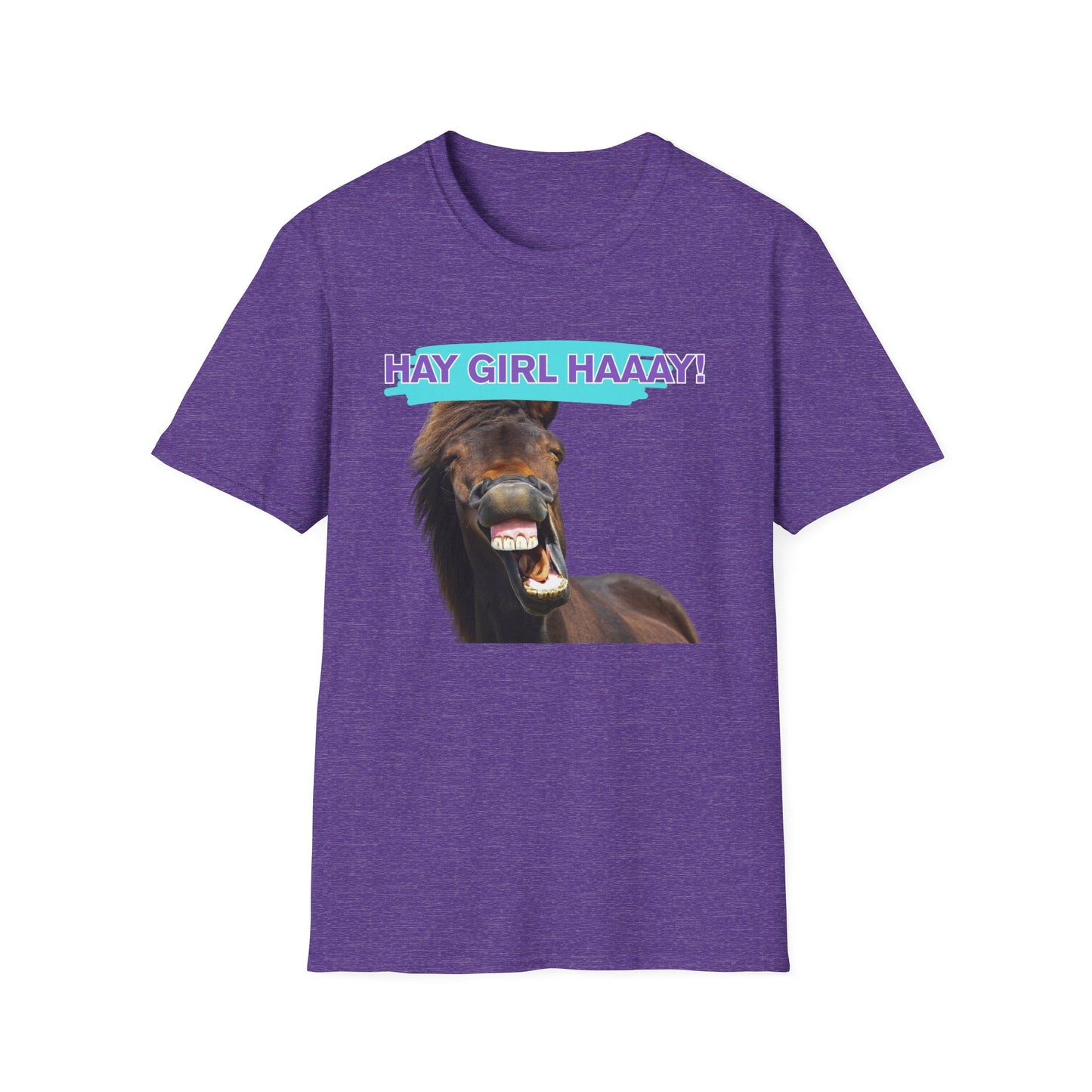 Hay Girl Haaay | Funny Horse Shirt | Teen Clothes | Adult Shirt | Kids Clothes | Trending | Birthday Gift | Unisex Softstyle T-Shirt