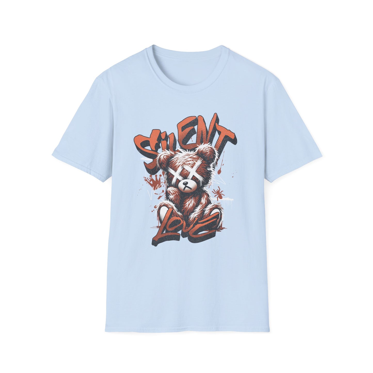 Silent Love | Adult Clothes | Teen Shirt | Love Bear | Trending | Birthday Gift