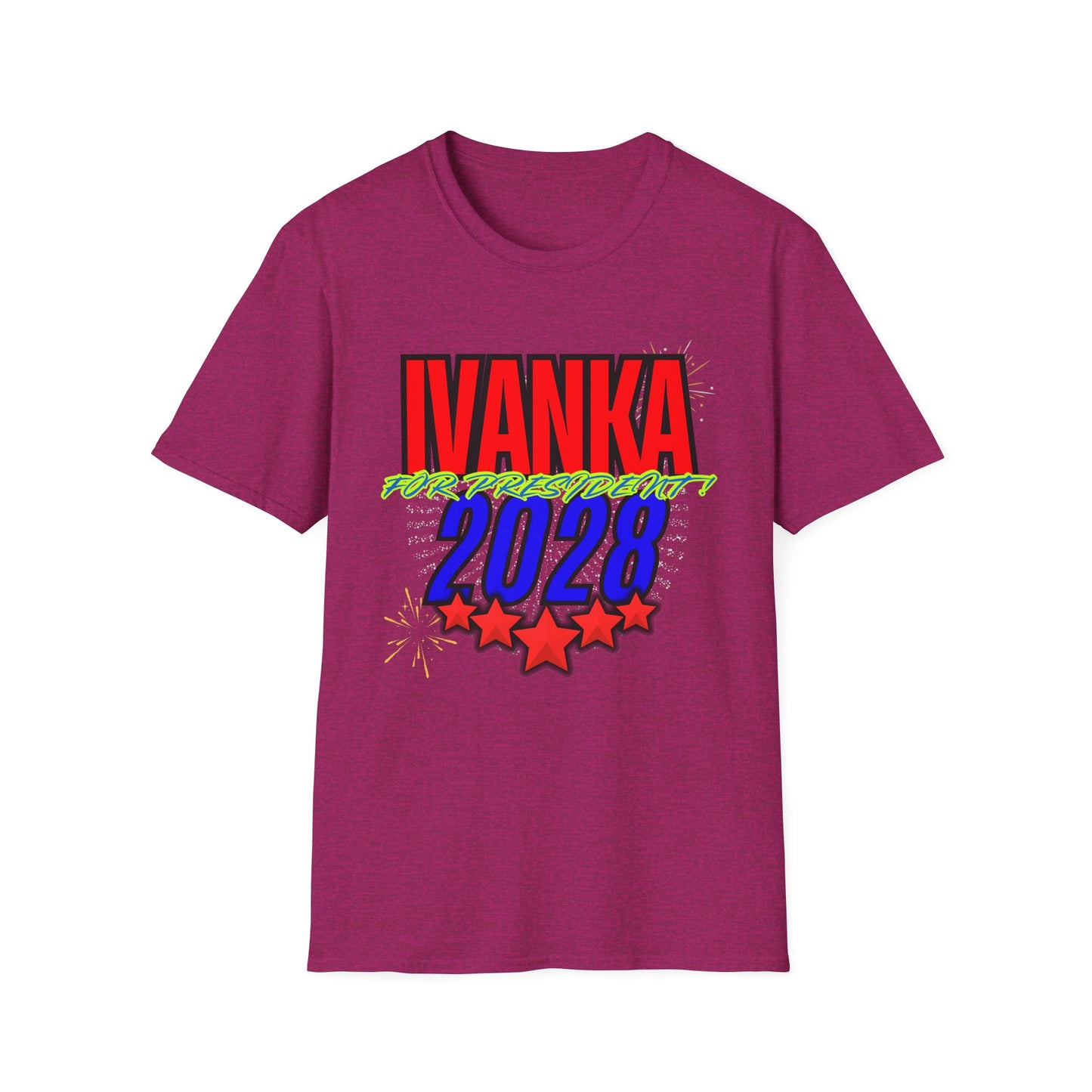 IVANKA for President 2028 | Colorful Shirt | Cool Shirt | Fashion | Trending | Cool Design | Birthday Gift | Unisex Softstyle T-Shirt