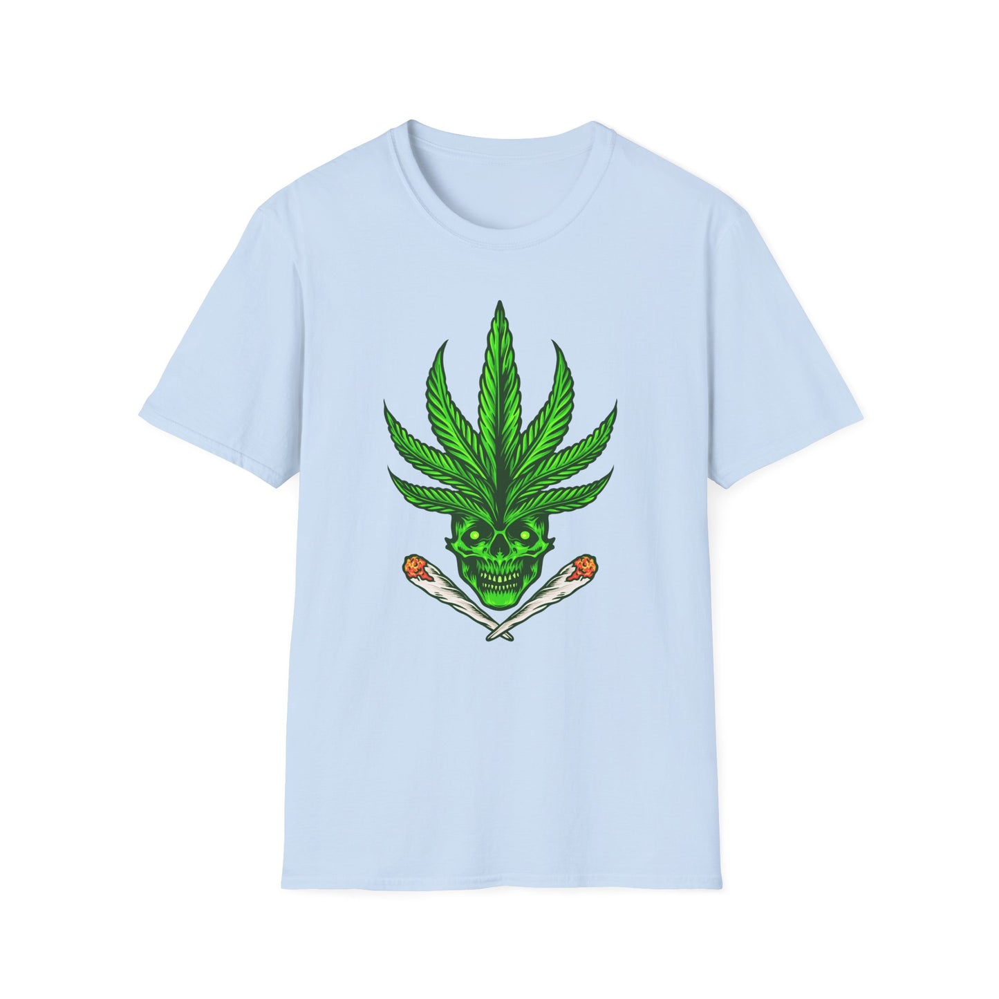 Marijuana Skull Shirt | Adult Clothes | Trending | Birthday Gift