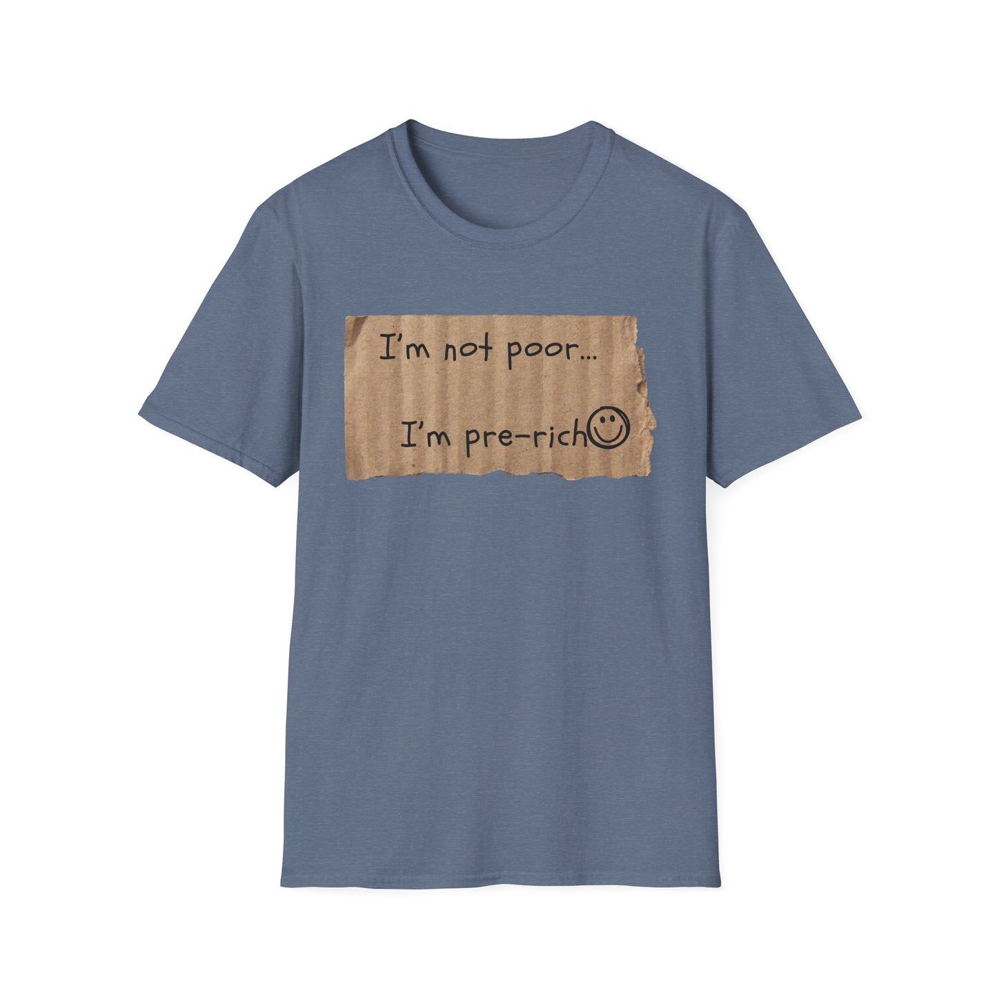 Pre-Rich | Funny Adult Shirt | Teen Clothes | Humor Shirt | Trending | Birthday Gift | Unisex Softstyle T-Shirt