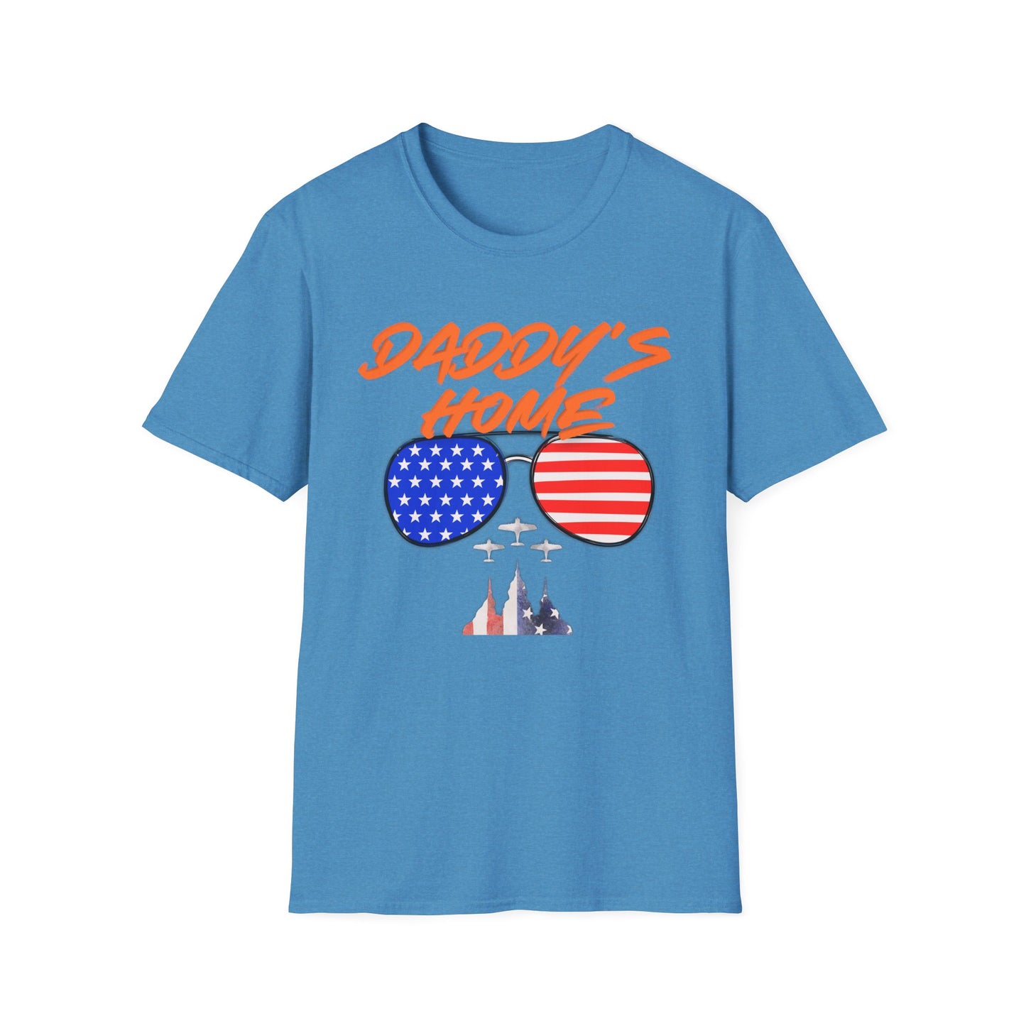 President of America | Daddy's Home | Cool Shirt | Fashion | Trending | Dad Shirt | Birthday Gift | Unisex Softstyle T-Shirt