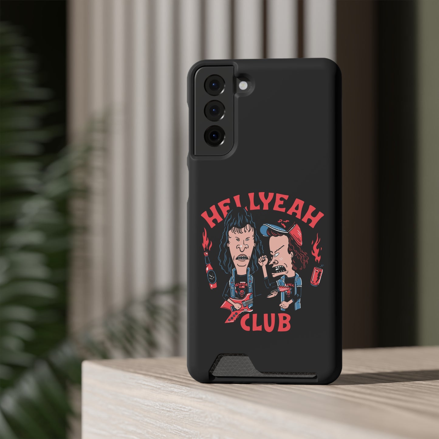 HellYeah Club | Impact-Resistant Phone Case With Card Holder | iPhone Samsung Models