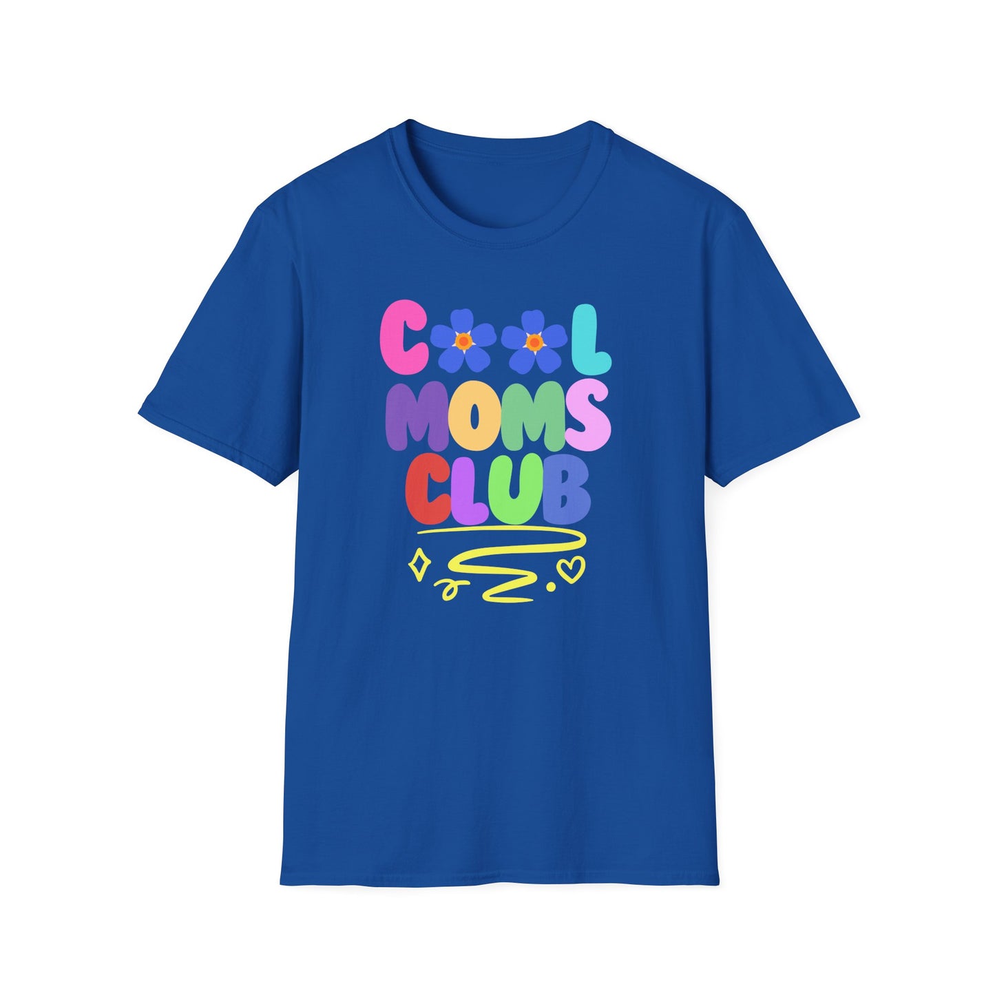 COOL MOMS CLUB | Funny Mom Shirt | Adult Clothes | Humor Shirt | Trending | Birthday Gift | Unisex Softstyle T-Shirt