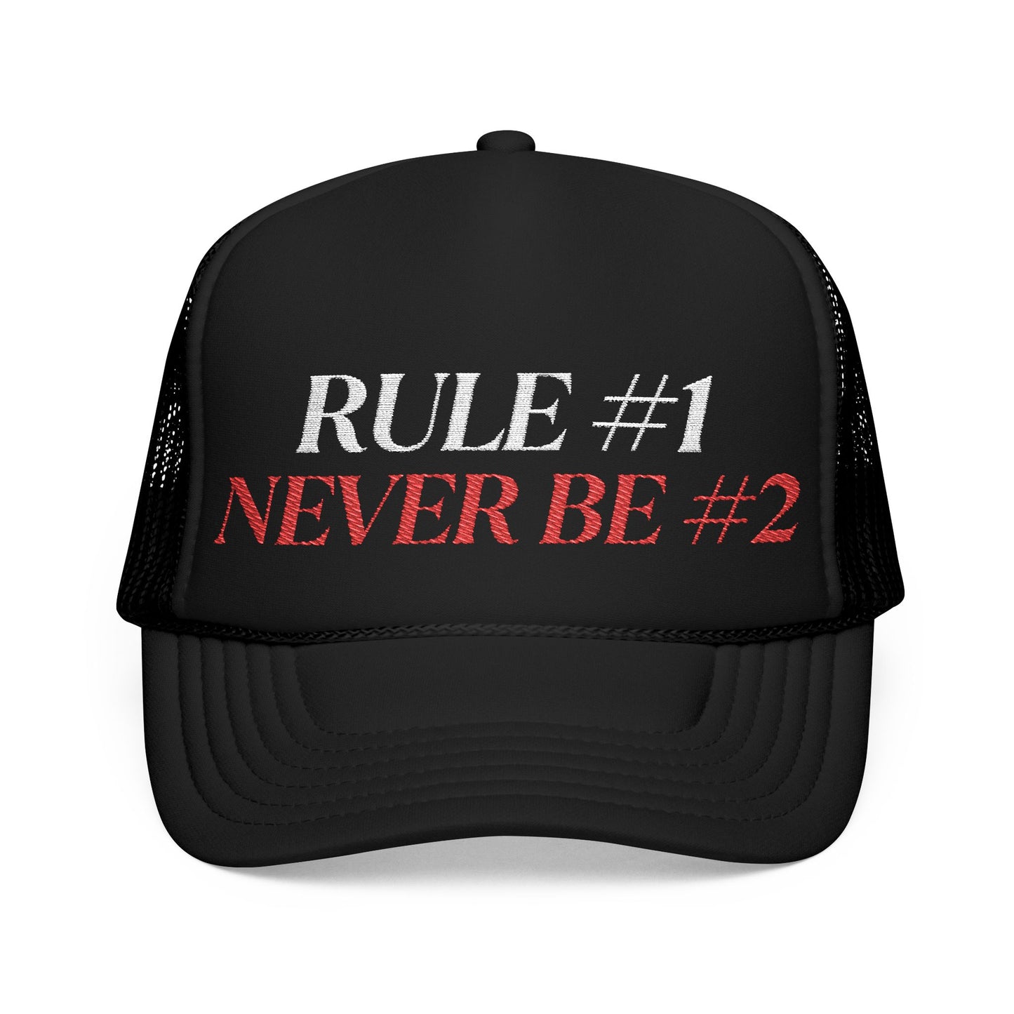 Rule #1 - Embroidered 100% Polyester Hat | Custom Headwear
