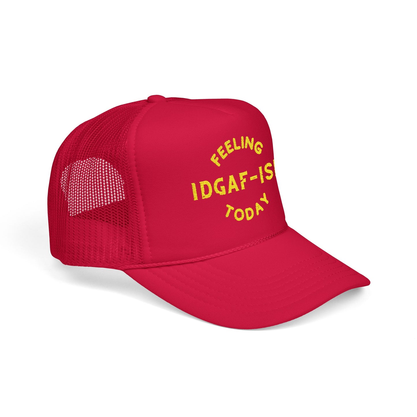Feeling IDGAF-ISH Today - Embroidered 100% Polyester Hat | Funny Custom Headwear