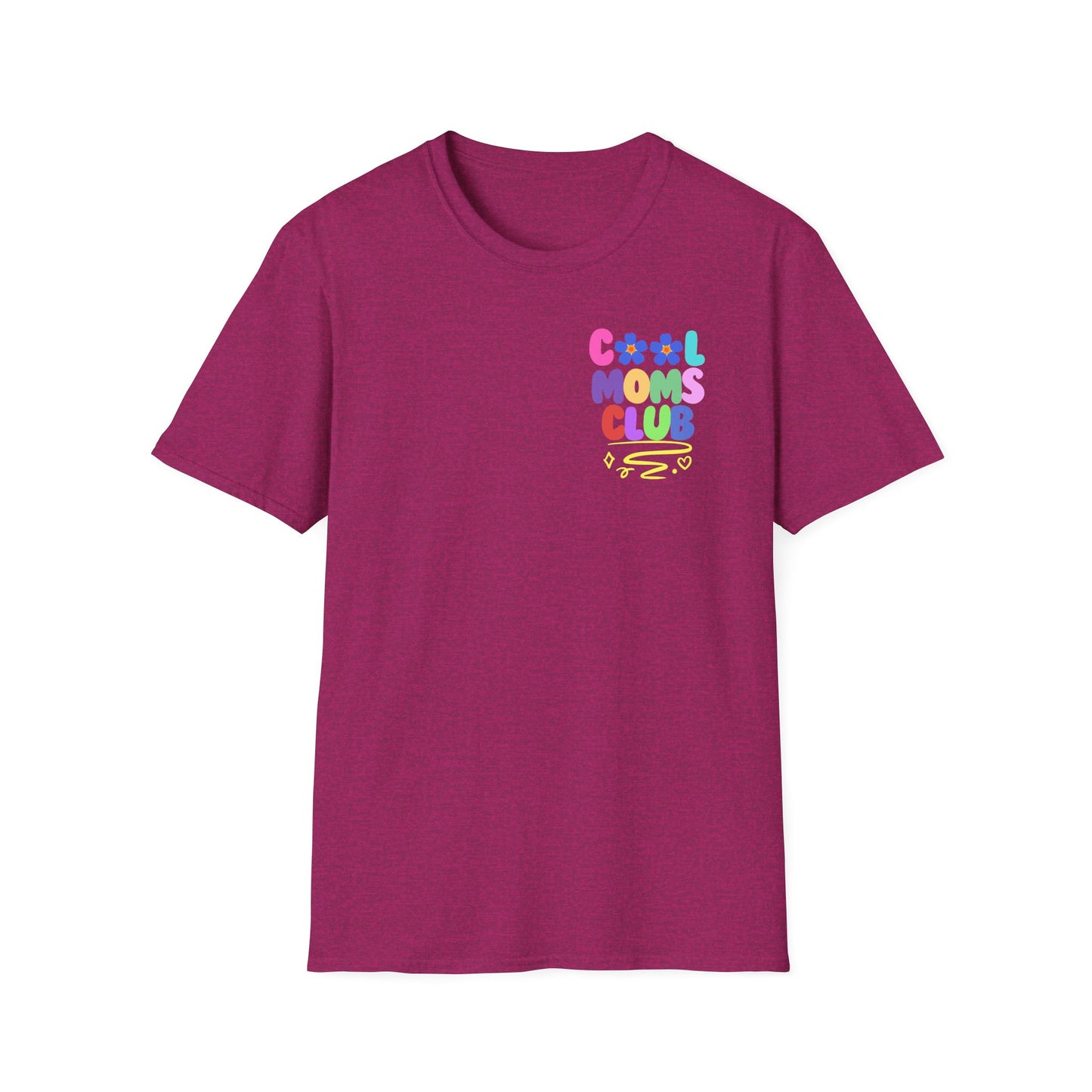 Cool Moms Club | Funny Mom Shirt | Adult Clothes | Humor Shirt | Trending | Birthday Gift | Unisex Softstyle T-Shirt
