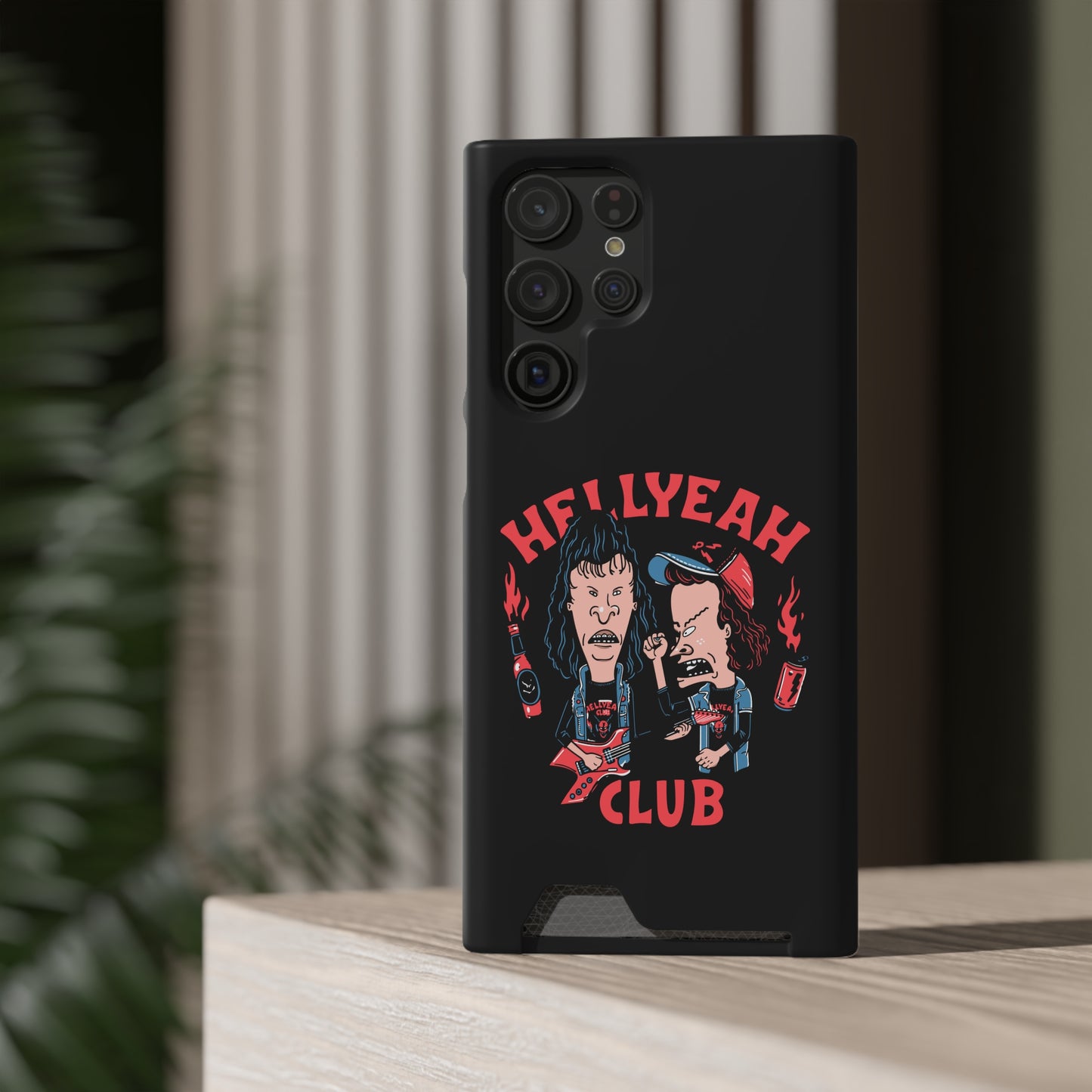 HellYeah Club | Impact-Resistant Phone Case With Card Holder | iPhone Samsung Models