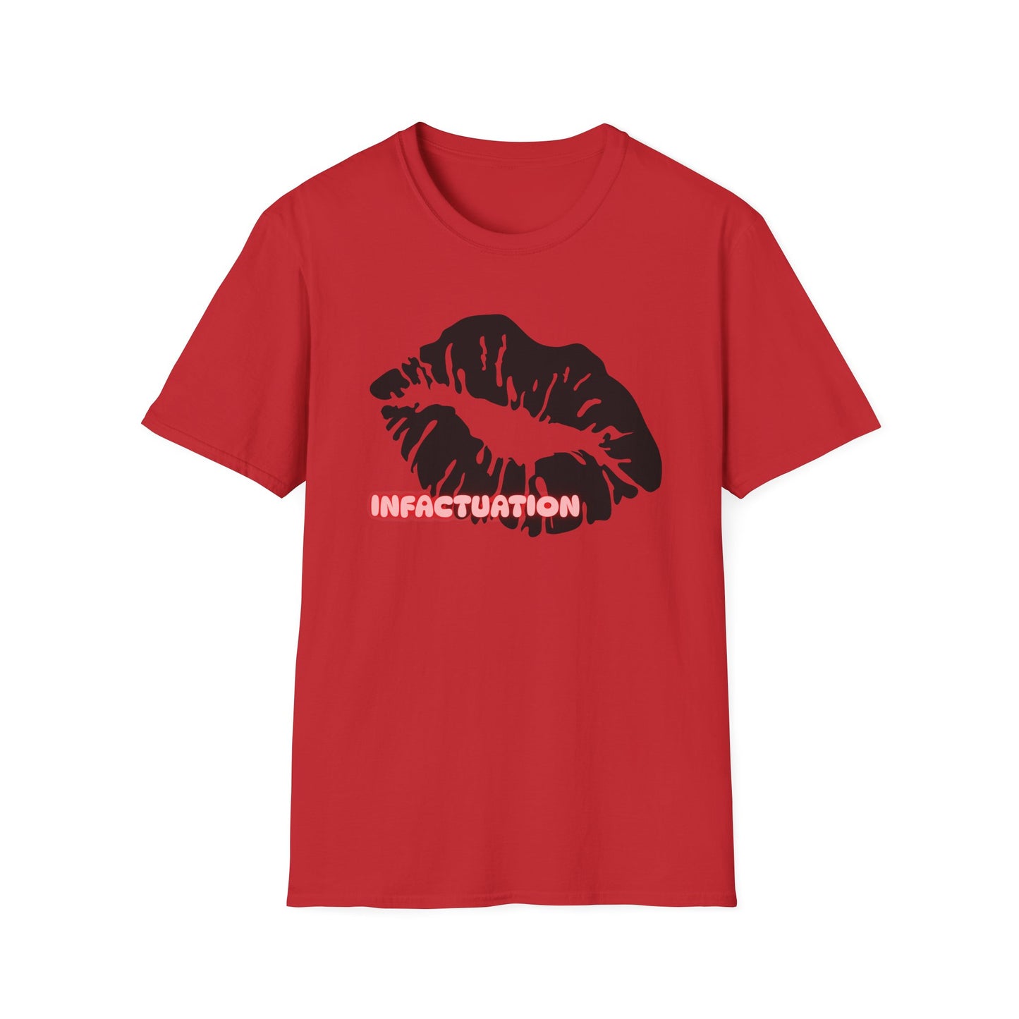 Infatuation Kiss Shirt | Adult Shirt | Womans Clothes | Trending | Birthday Gift | Unisex Softstyle T-Shirt