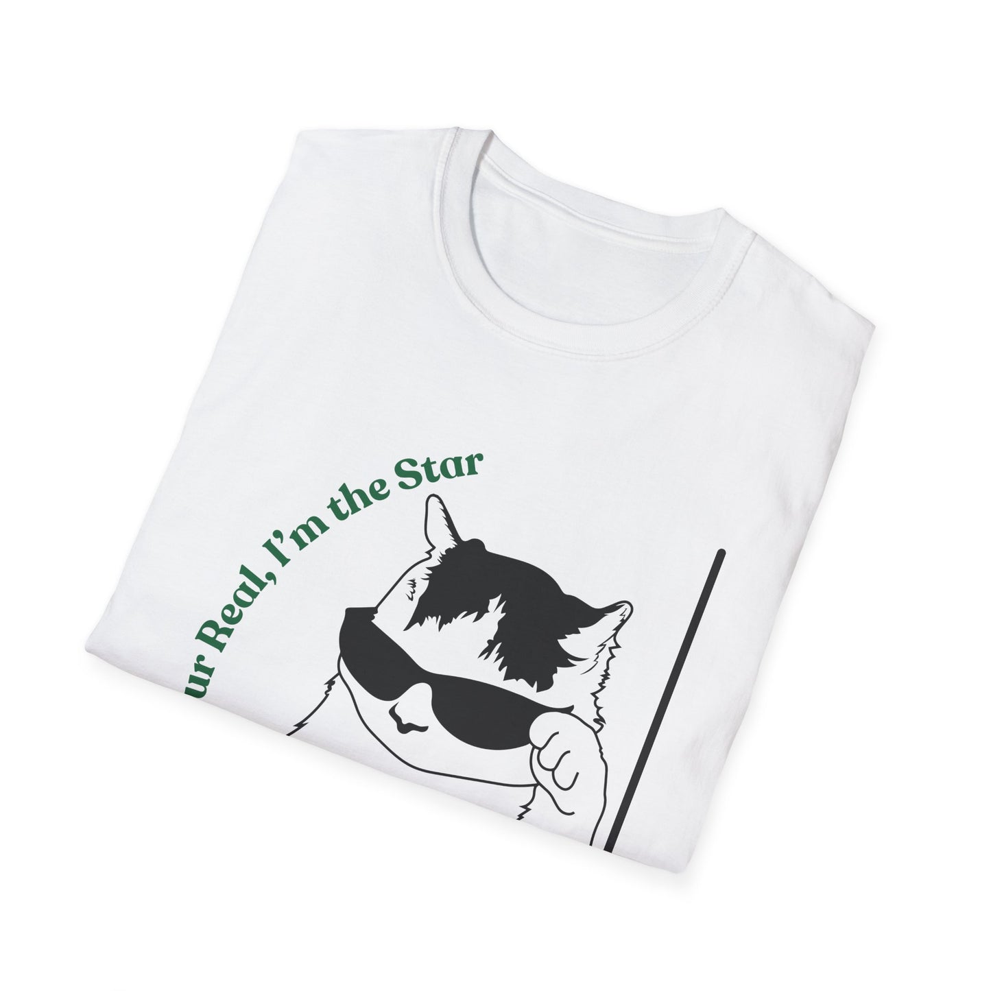 I'm The Star | Funny Cat Shirt | Fashion | Trending | Cat Lover | Cool Design | Birthday Gift | Unisex Softstyle T-Shirt