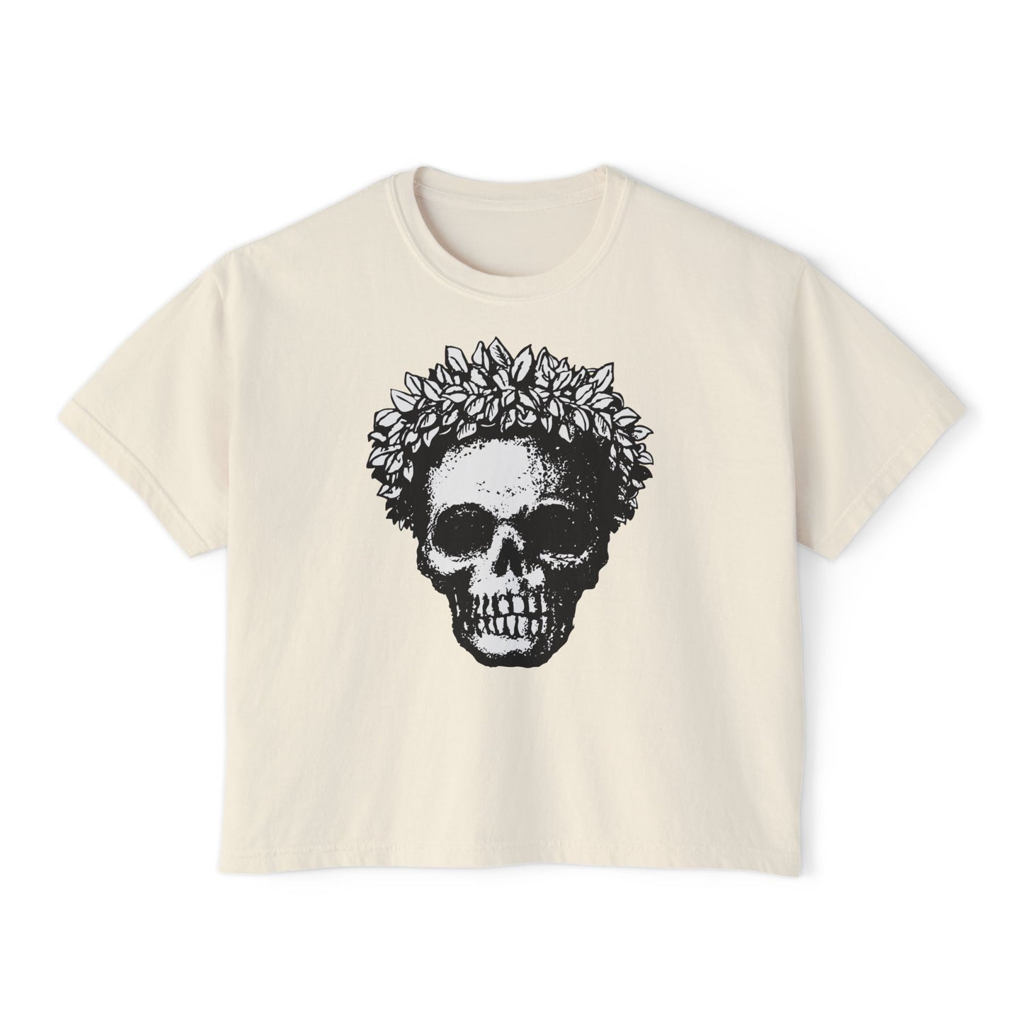 Greek Fro | Boxy Crop Tee - Trendy Casual Top, Festival Wear, Streetwear, Birthday Gift, Graphic Design Tee