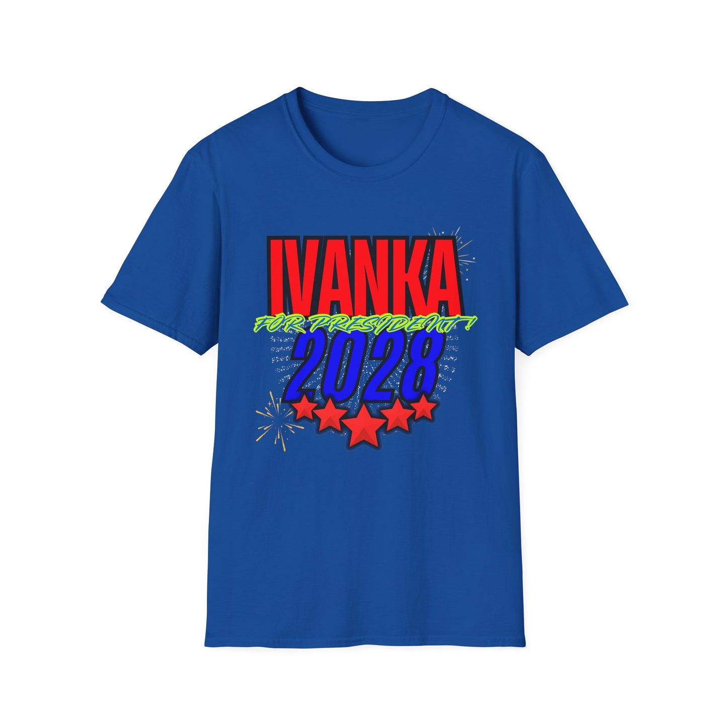 IVANKA for President 2028 | Colorful Shirt | Cool Shirt | Fashion | Trending | Cool Design | Birthday Gift | Unisex Softstyle T-Shirt