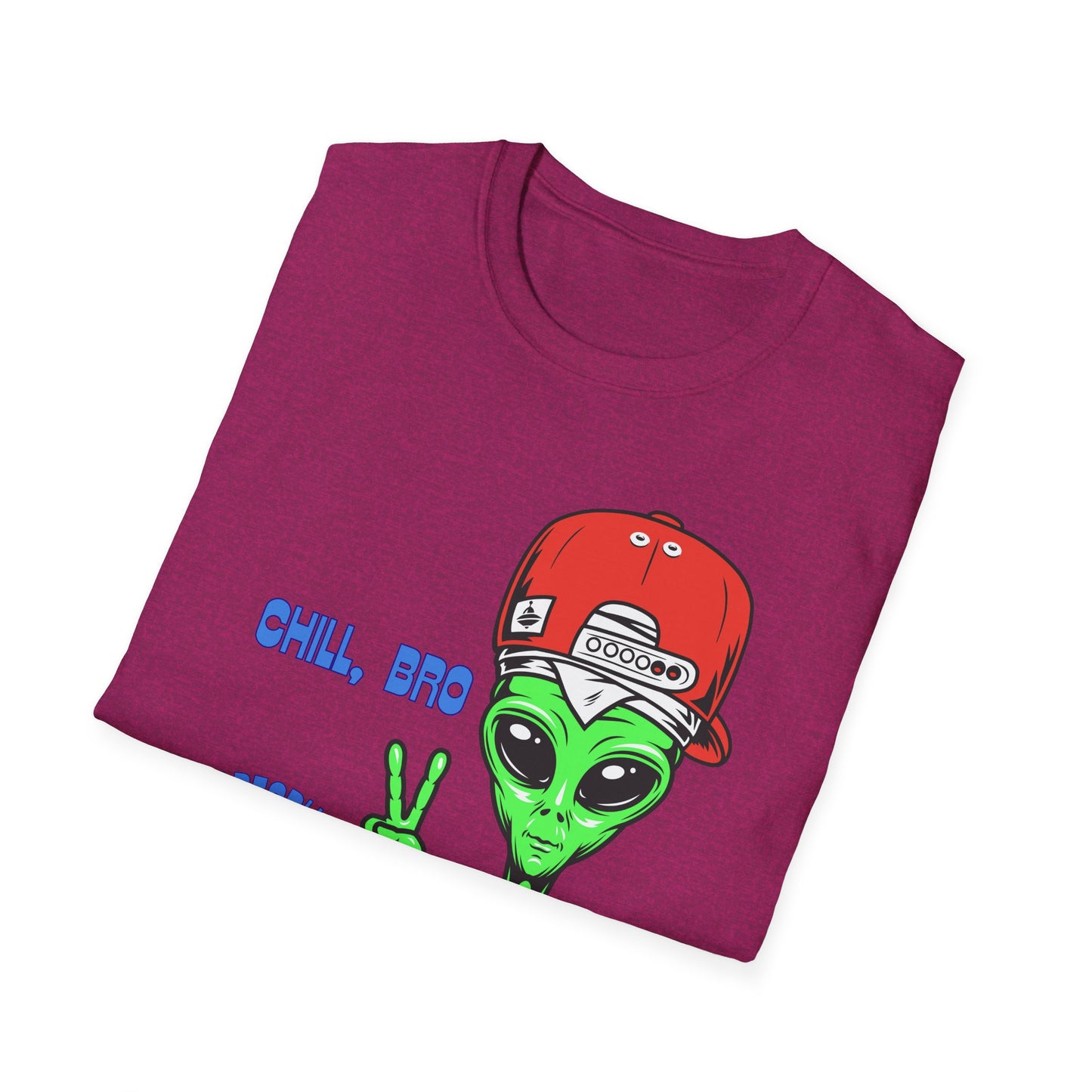 Chill Alien Shirt | Colorful Shirt | Cool Teen Shirt | Fashion | Trending | Cool Design | Birthday Gift | Unisex Softstyle T-Shirt