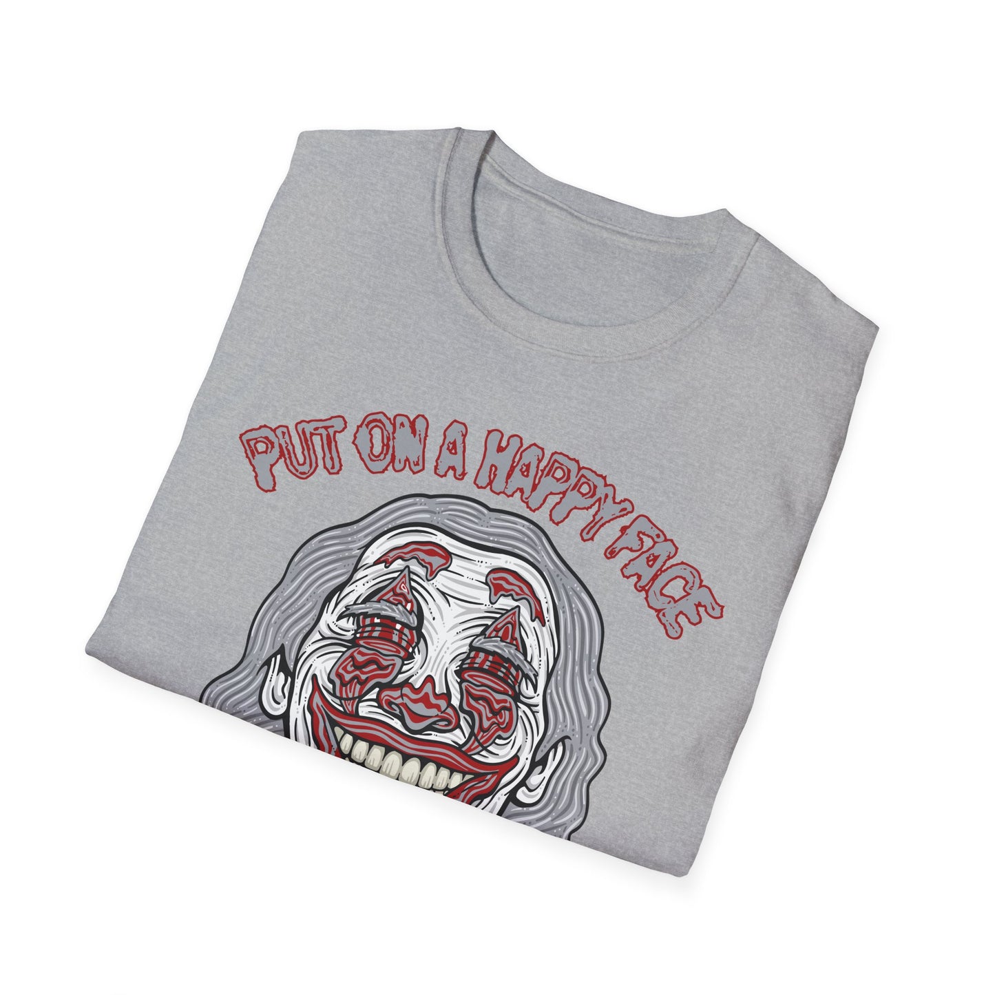Happy Face | Clown Shirt | Adult Clothes | Teen Shirt | Trending | Birthday Gift