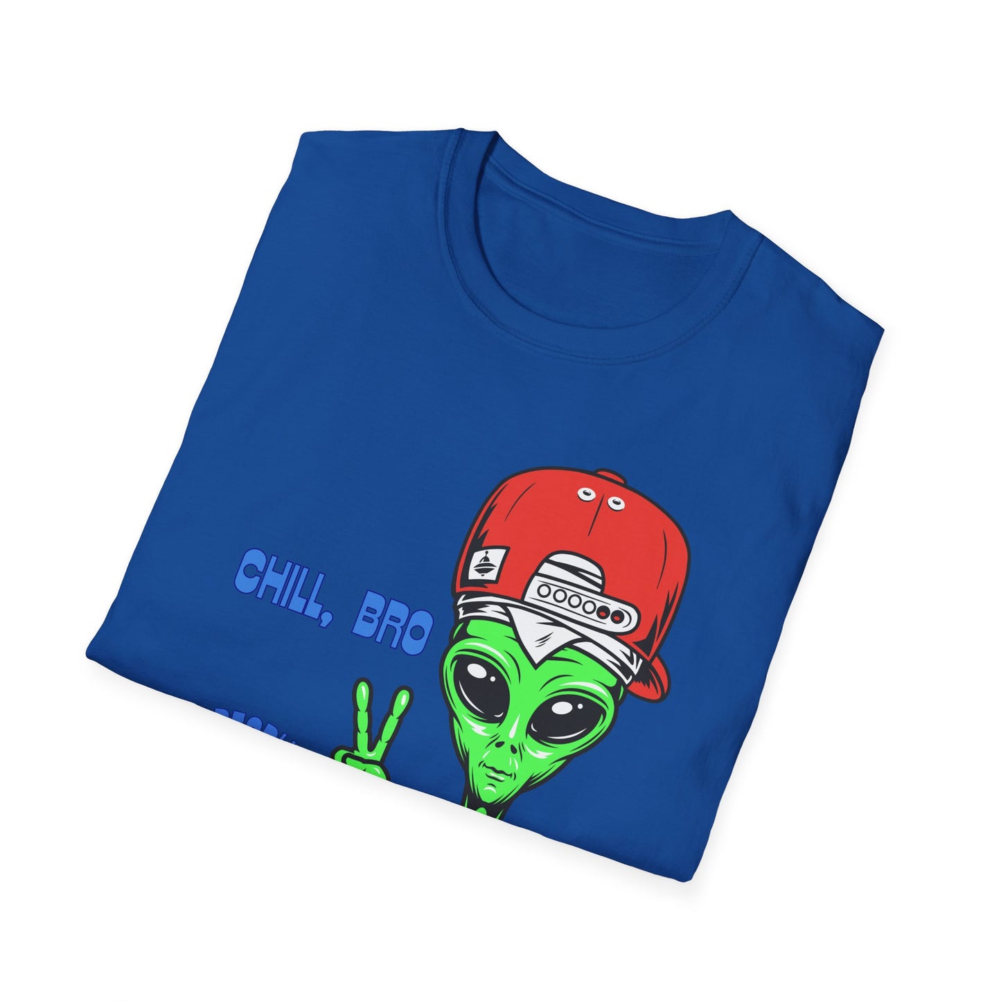 Chill Alien Shirt | Colorful Shirt | Cool Teen Shirt | Fashion | Trending | Cool Design | Birthday Gift | Unisex Softstyle T-Shirt