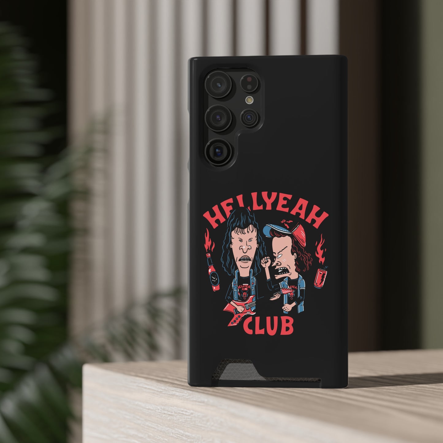 HellYeah Club | Impact-Resistant Phone Case With Card Holder | iPhone Samsung Models