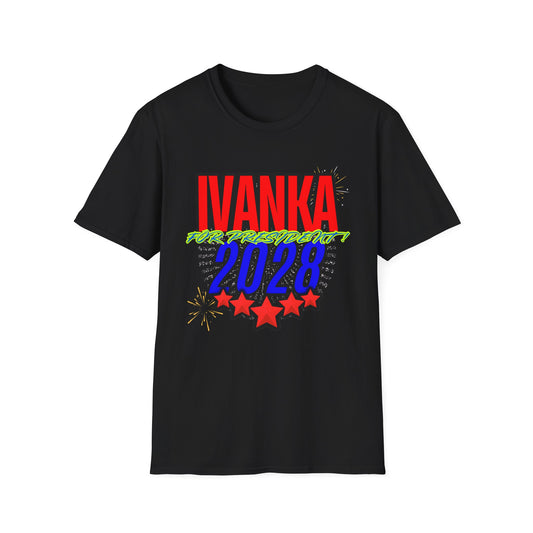 IVANKA for President 2028 | Colorful Shirt | Cool Shirt | Fashion | Trending | Cool Design | Birthday Gift | Unisex Softstyle T-Shirt