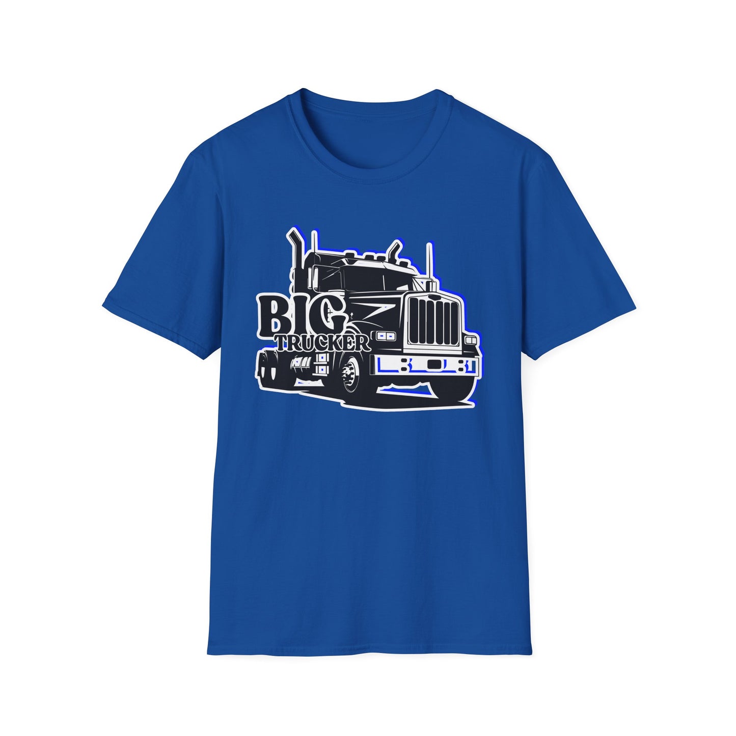 BIG Trucker | Adult Shirt | Cool Teen Clothes | Truck Shirt | Cool Fashion | Trending | Birthday Gift | Unisex Softstyle T-Shirt