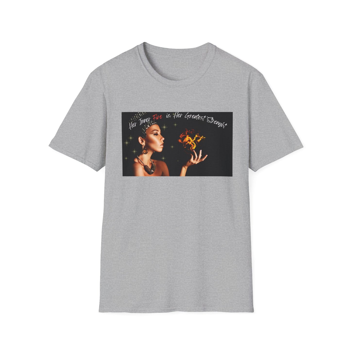 Her Inner Fire | Colorful Shirt | Cool Shirt For Her | Fashion | Trending | Inspirational | Birthday Gift | Unisex Softstyle T-Shirt