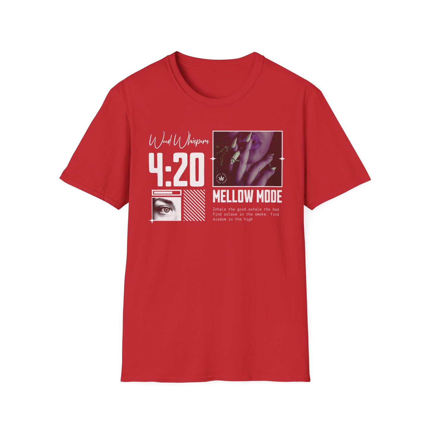 Mellow Mood | Adult Clothes | 420 | Trending | Birthday Gift | Softstyle Tshirt