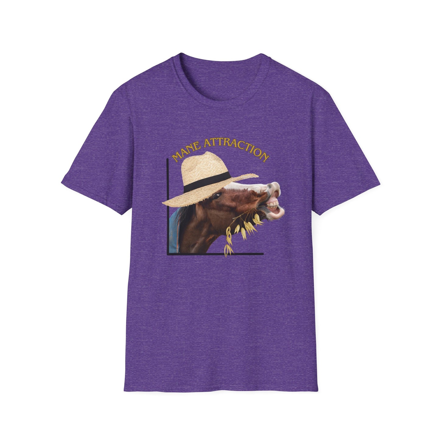 Mane Attraction | Funny Horse Shirt | Teen Clothes | Adult Shirt | Kids Clothes | Trending | Birthday Gift | Unisex Softstyle T-Shirt