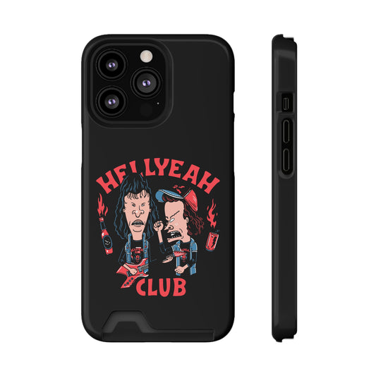 HellYeah Club | Impact-Resistant Phone Case With Card Holder | iPhone Samsung Models